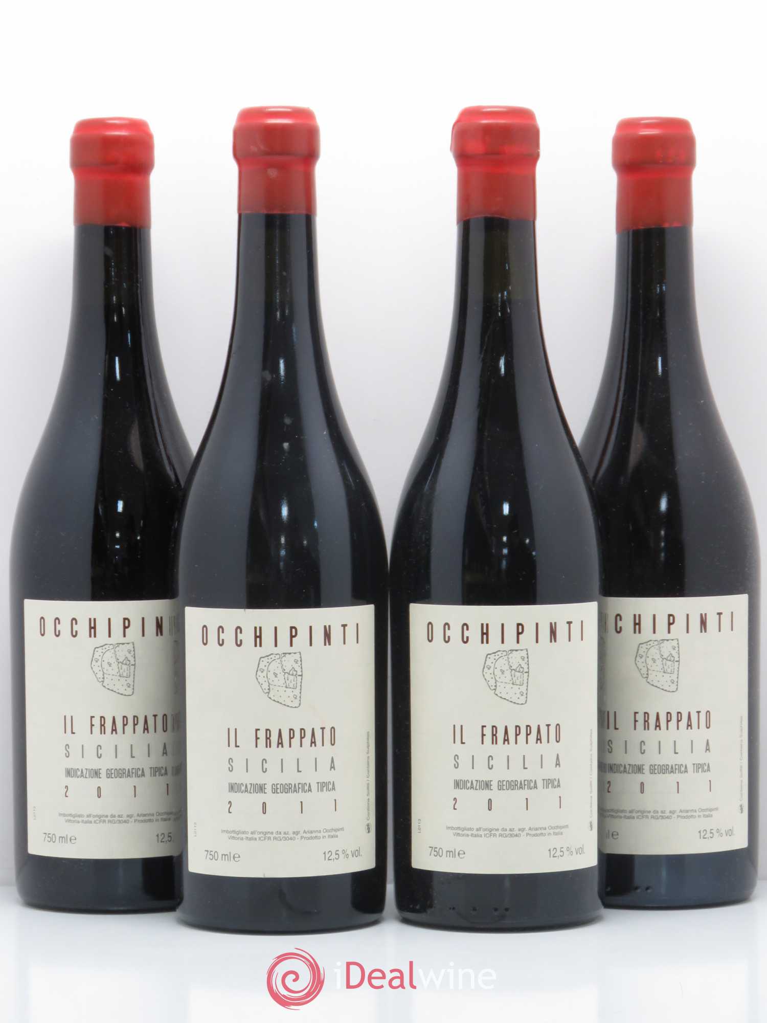 Italie Sicile Doc Il Frappato Occhipinti 2011 - Posten von 4 Flaschen - 0