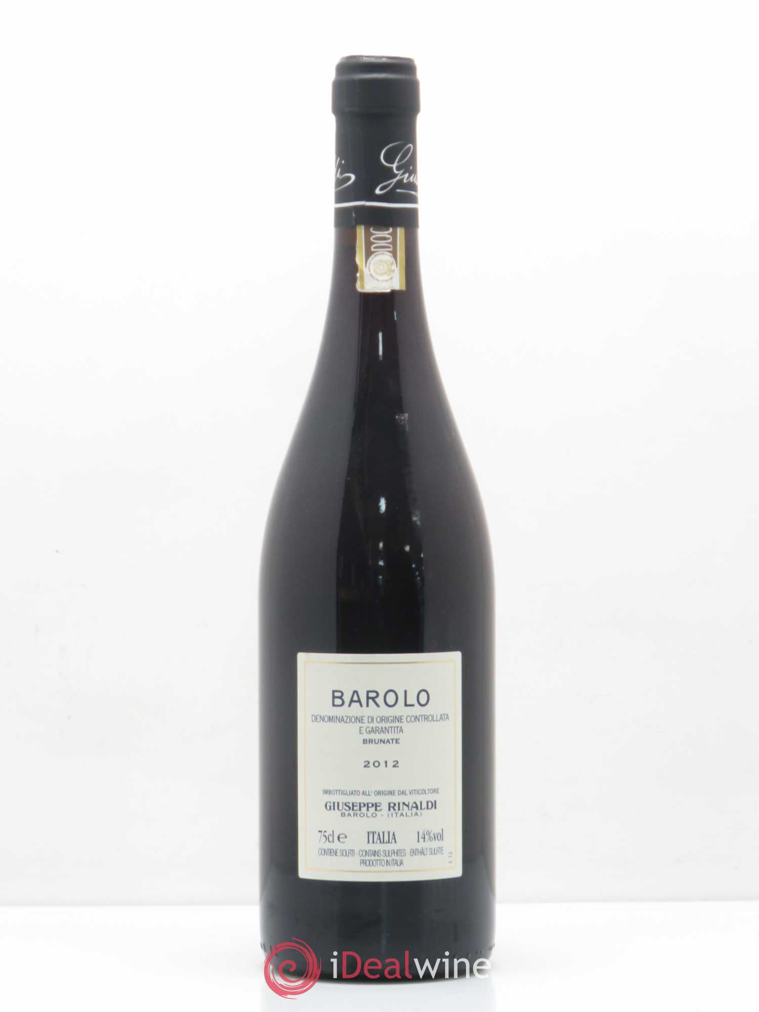 Barolo Brunate Giuseppe Rinaldi 2012 - Lot of 1 bottle - 1