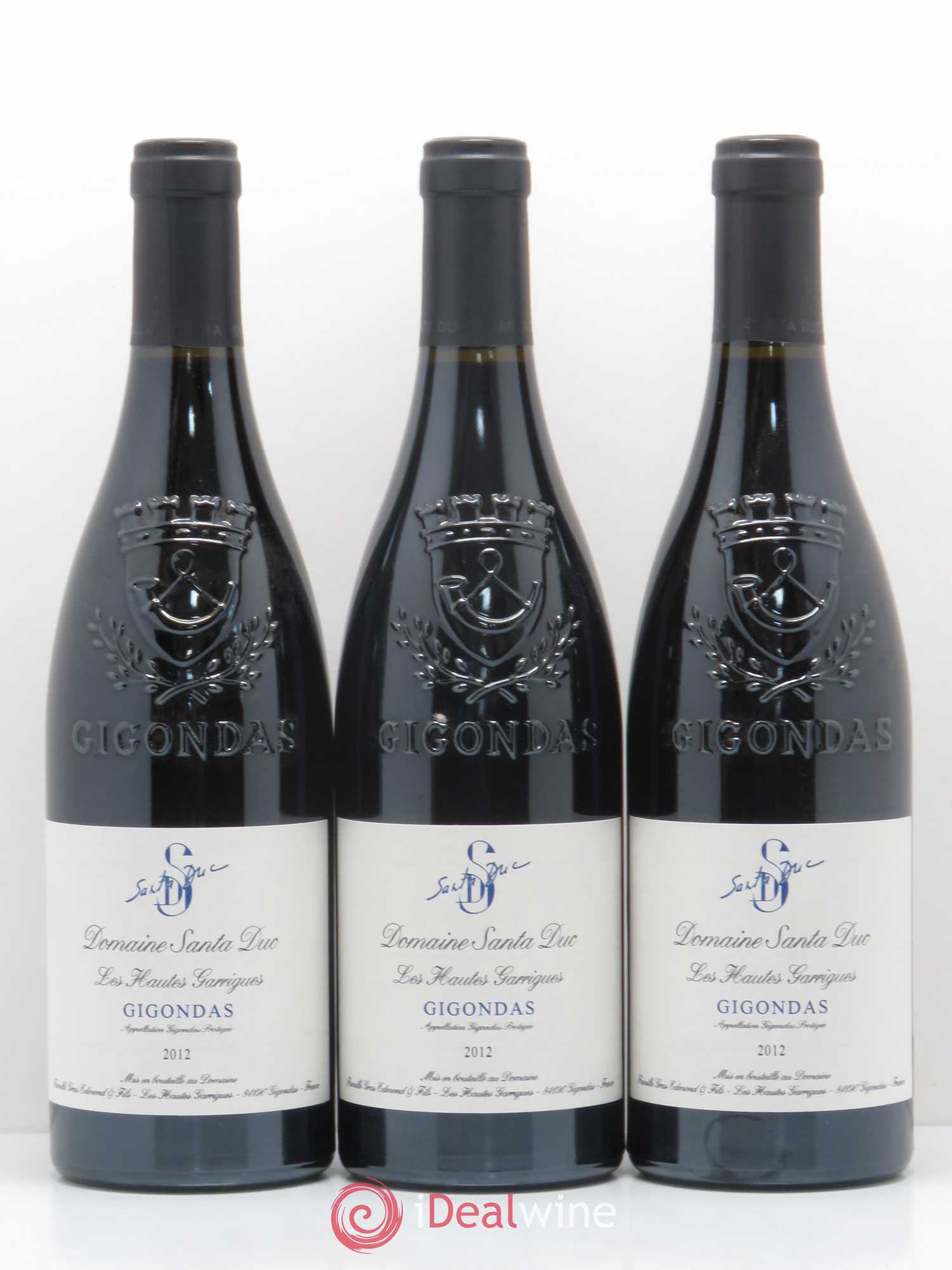 Gigondas Santa Duc (Domaine) Hautes Garrigues Famille Gras Gigondas Les Hautes Garrigues Santa Duc 2012 - Lotto di 6 bottiglie - 2