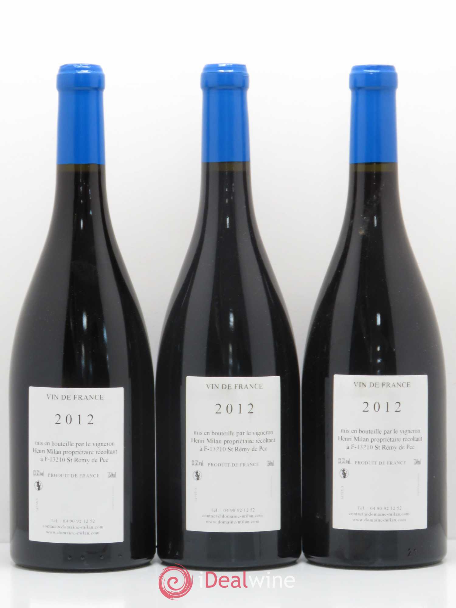 Vin de France Le Jardin Henri Milan 2012 - Lot de 3 bouteilles - 1