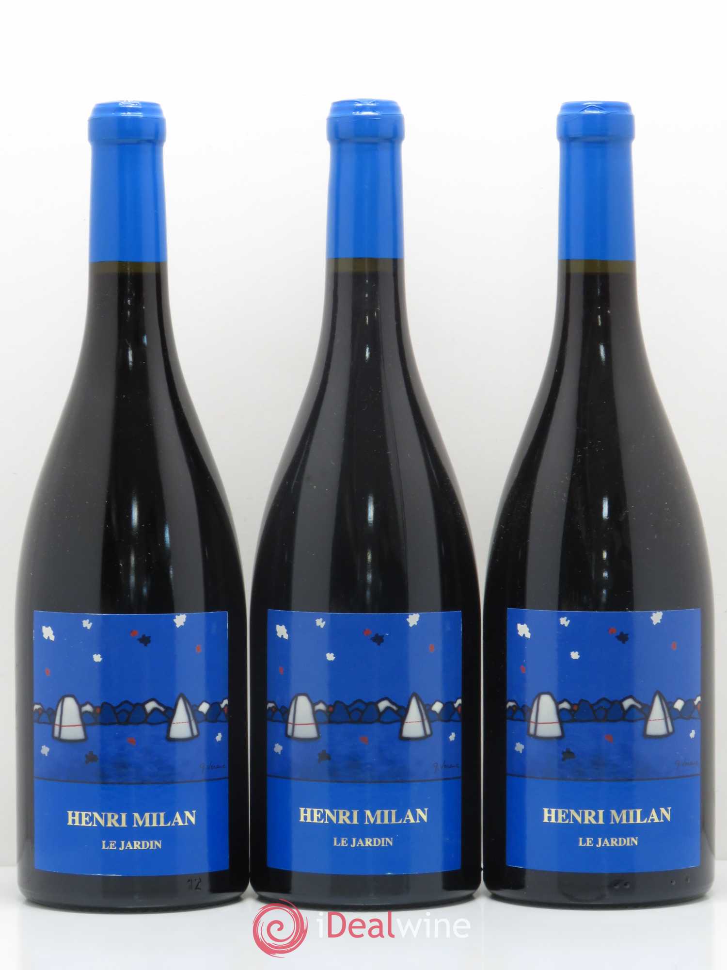 Vin de France Le Jardin Henri Milan 2012 - Lot de 3 bouteilles - 0