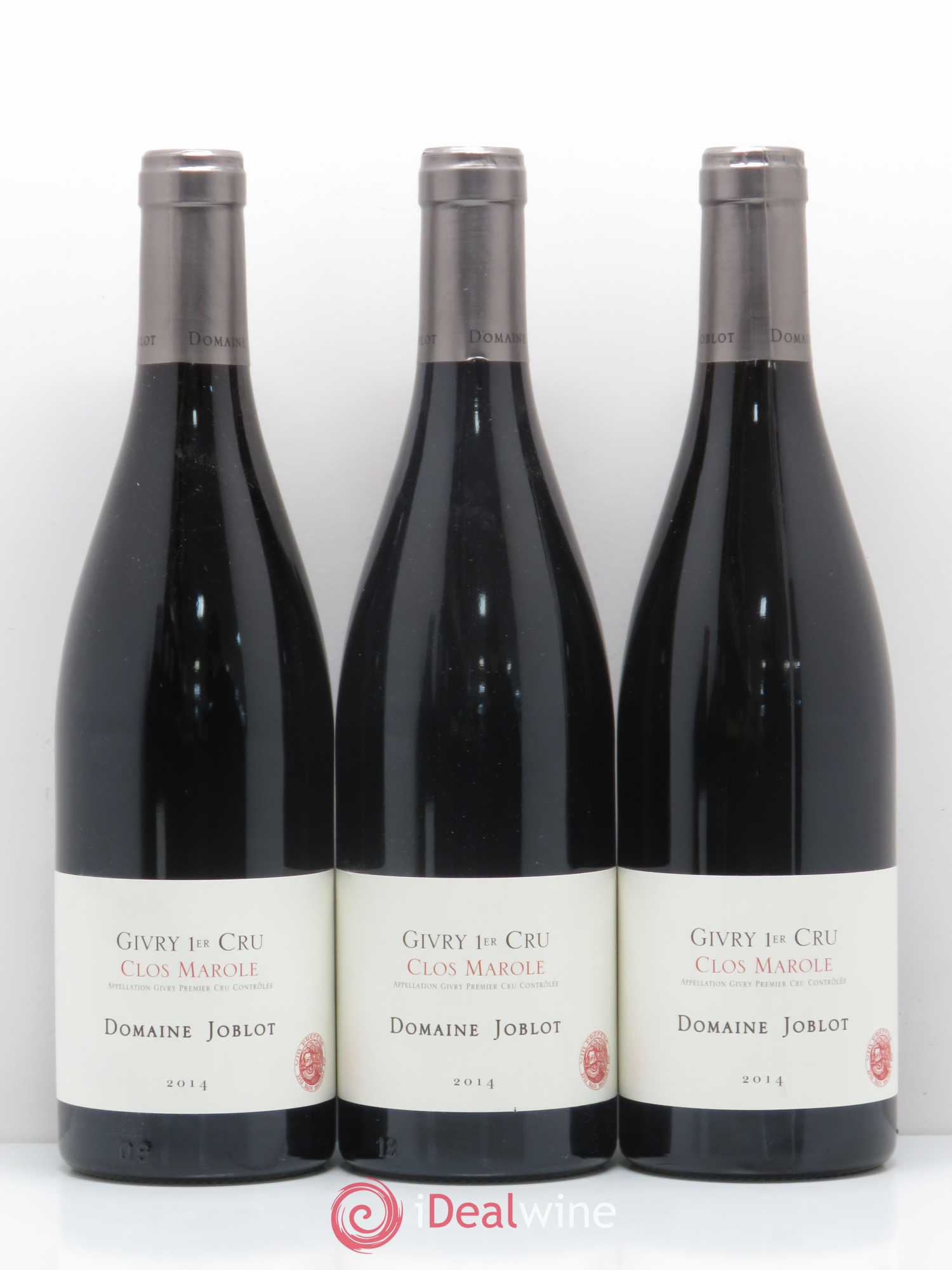 Givry 1er Cru Clos Marole Joblot (Domaine) 2014 - Lot de 6 bouteilles - 1