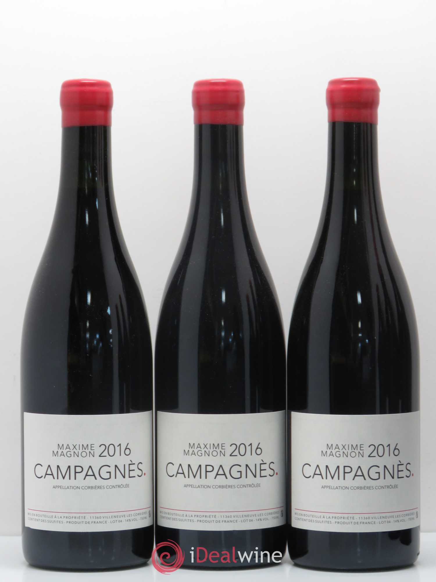 Corbières Campagnes Maxime Magnon 2016 - Posten von 6 Flaschen - 1