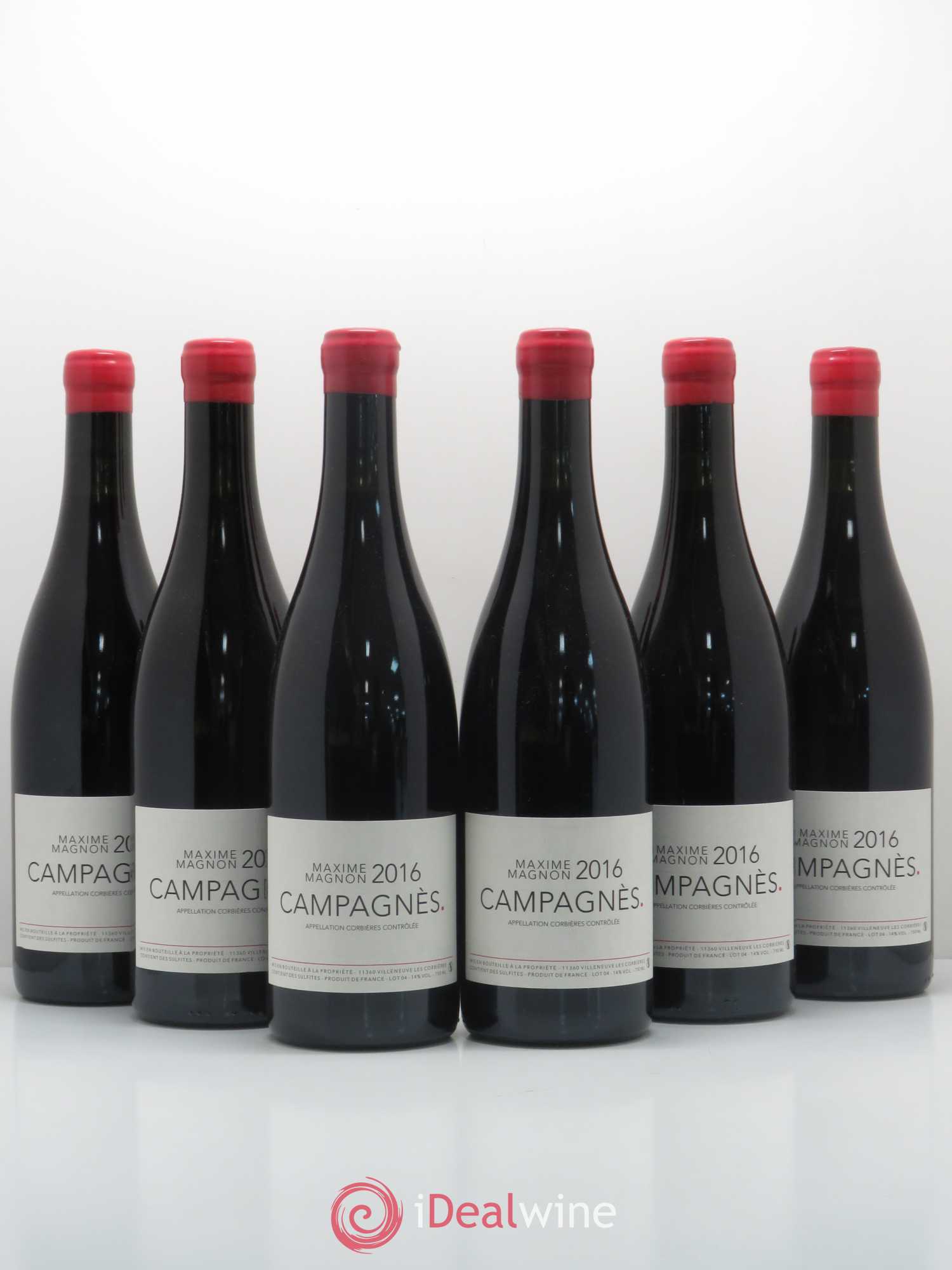 Corbières Campagnes Maxime Magnon 2016 - Posten von 6 Flaschen - 0