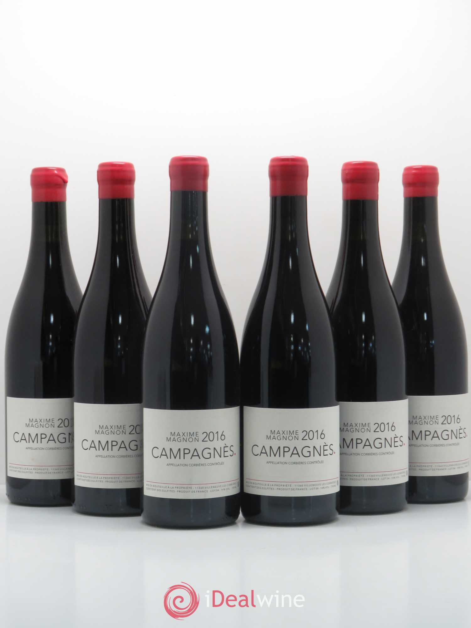 Corbières Campagnes Maxime Magnon 2016 - Posten von 6 Flaschen - 0