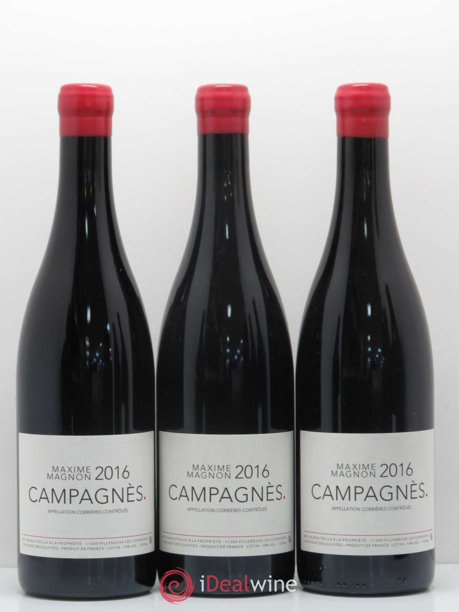 Corbières Campagnes Maxime Magnon 2016 - Posten von 6 Flaschen - 2