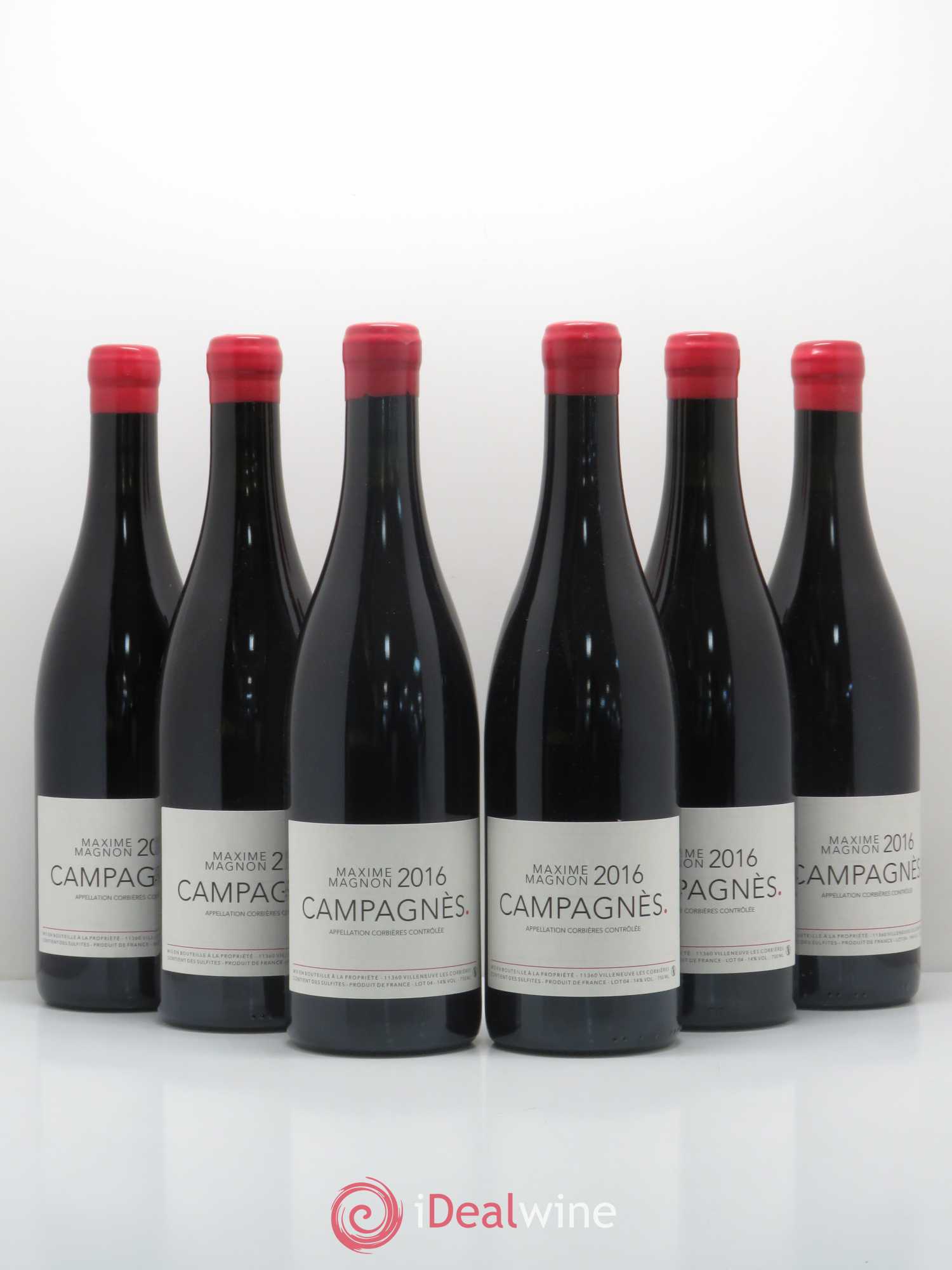Corbières Campagnes Maxime Magnon 2016 - Posten von 6 Flaschen - 0