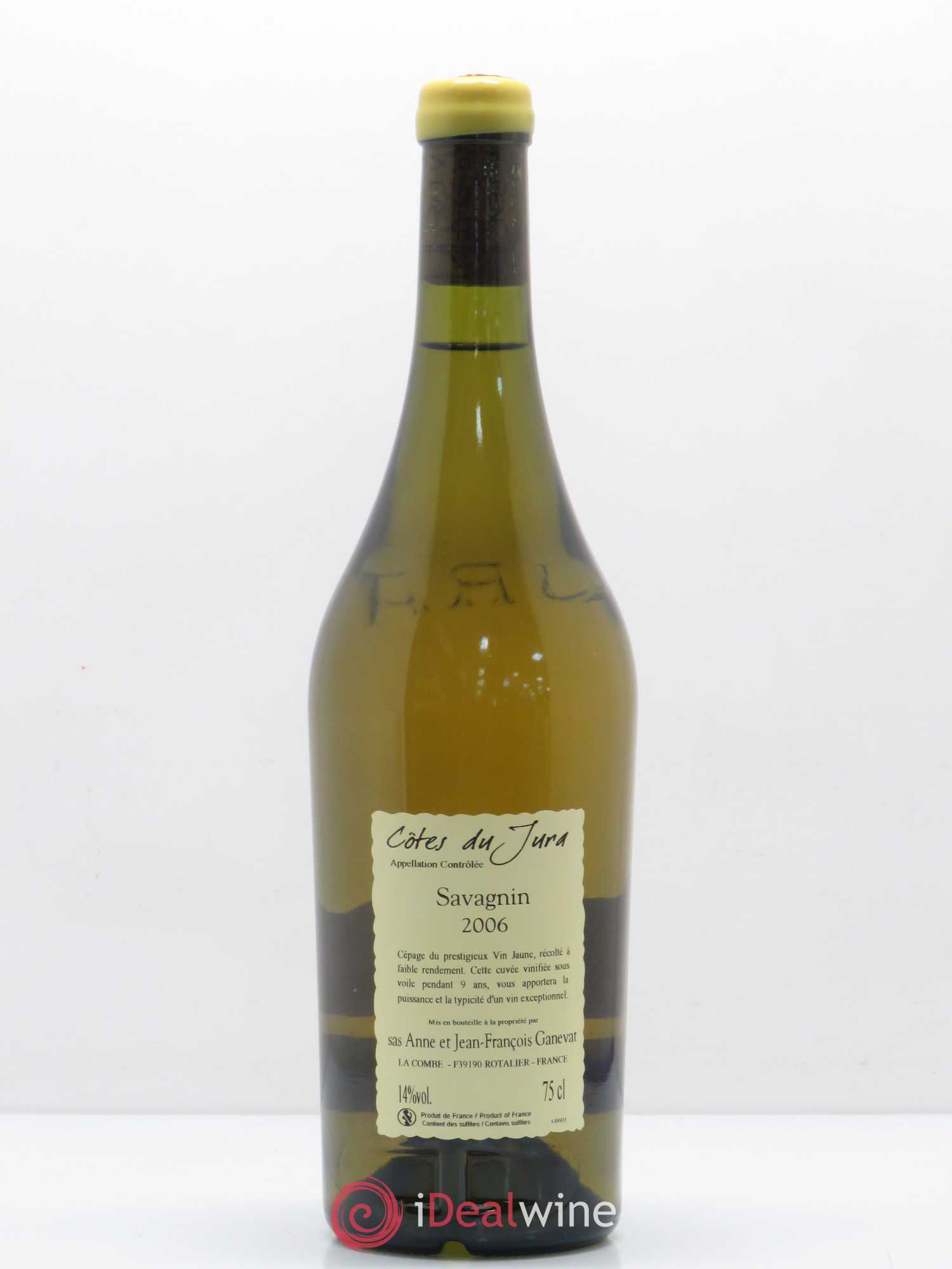 Côtes du Jura Cuvée Prestige Jean-François Ganevat (Domaine) Savagnin 2006 - Lot de 1 bouteille - 1