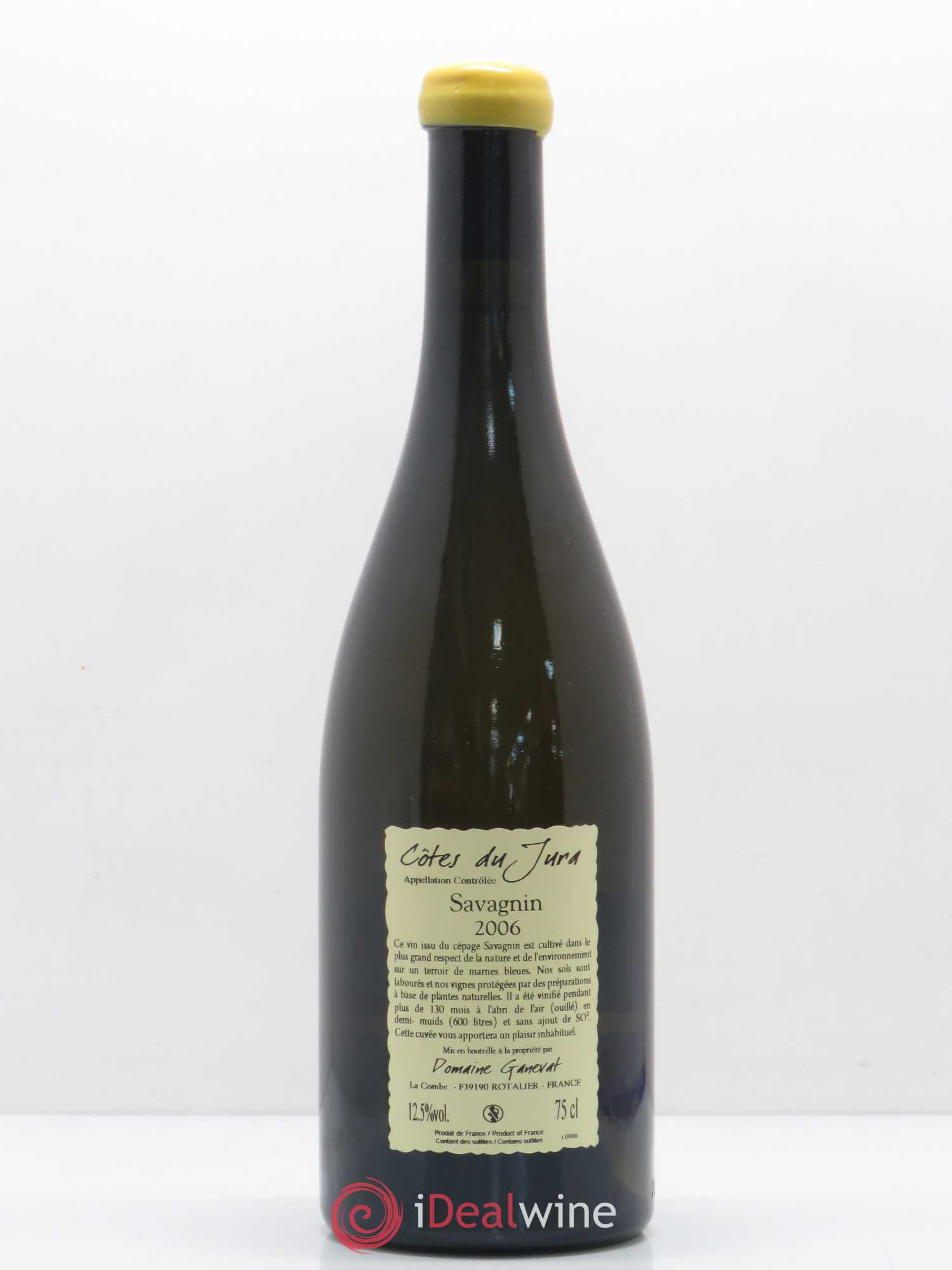 Côtes du Jura Les Vignes de mon Père Jean-François Ganevat (Domaine) Savagnin 2006 - Lot de 1 bouteille - 1