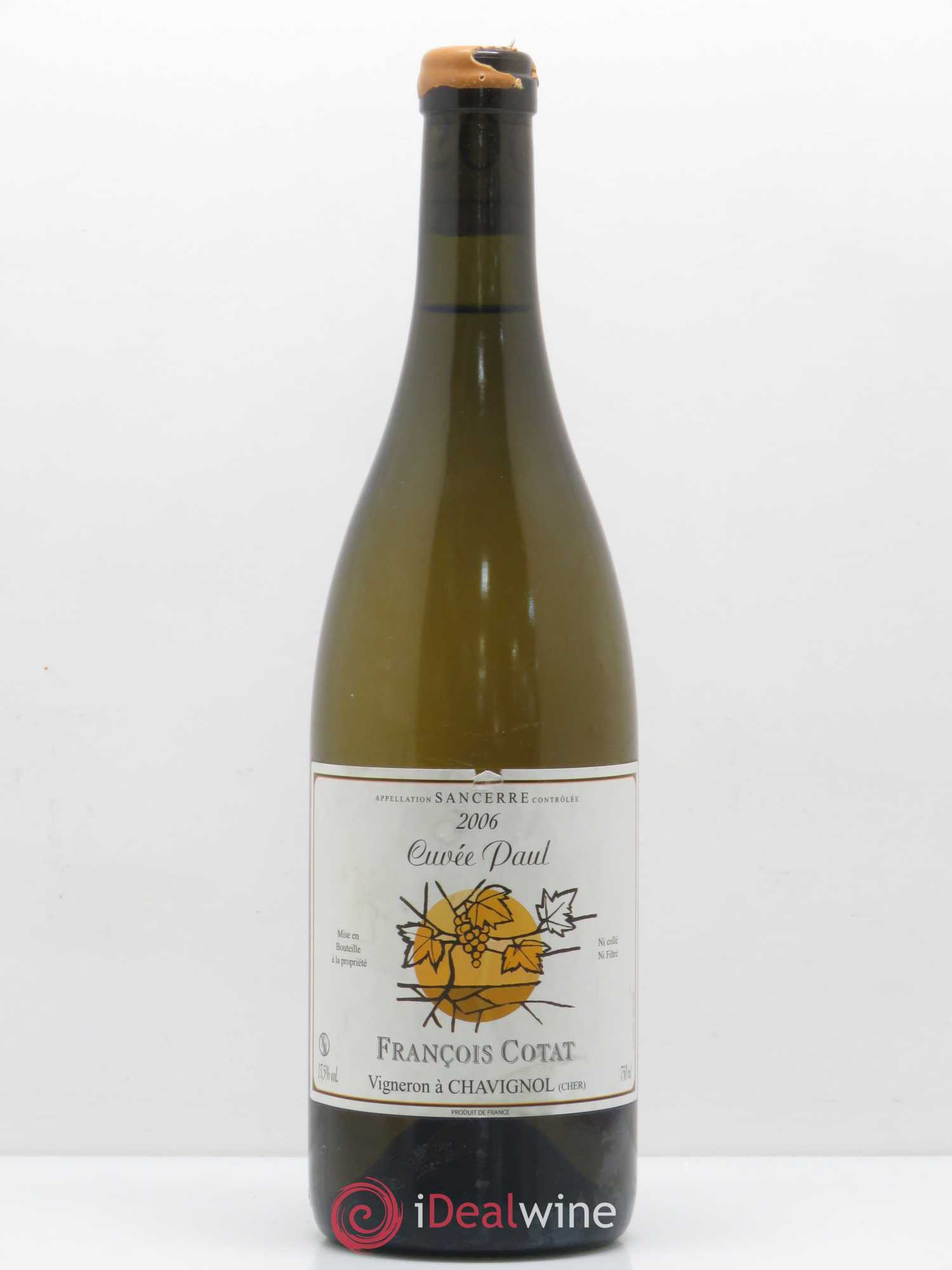 Sancerre Francois Cotat cuvée Paul 2006 - Posten von 1 Flasche - 0