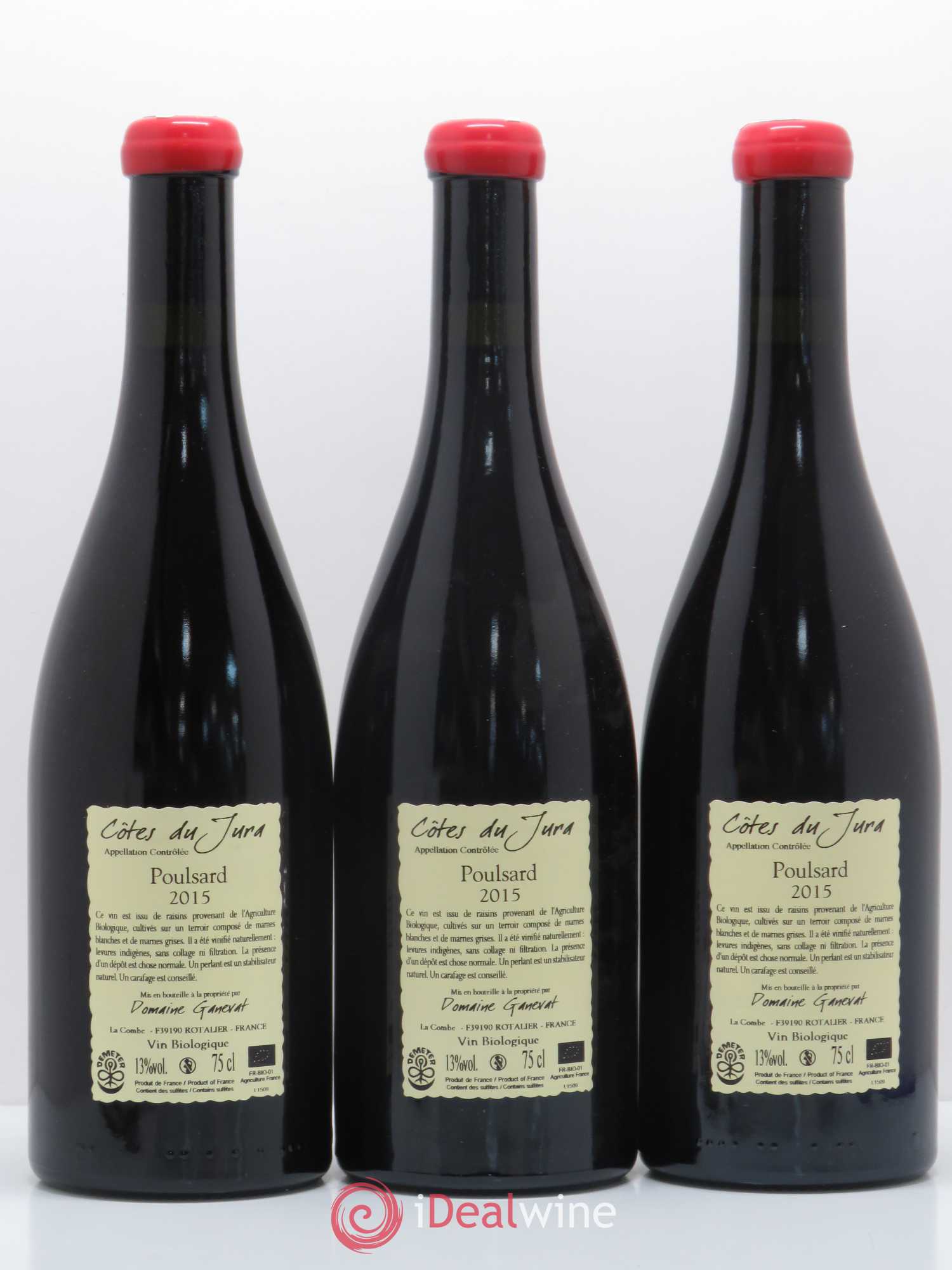 Côtes du Jura Cuvée de l'Enfant Terrible Jean-François Ganevat (Domaine) Poulsard Enfant Terrible J.F. Ganevat 2015 - Lotto di 3 bottiglie - 1