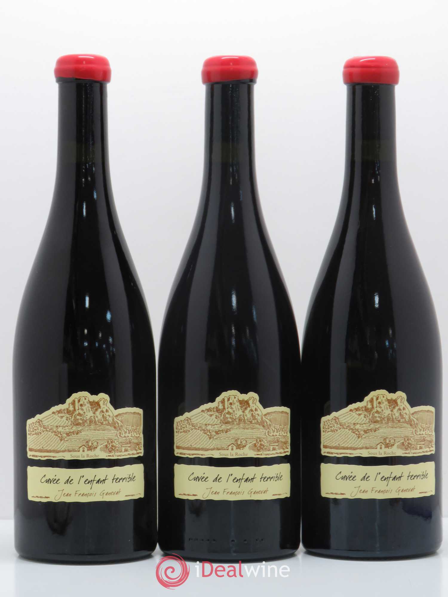 Côtes du Jura Cuvée de l'Enfant Terrible Jean-François Ganevat (Domaine) Poulsard Enfant Terrible J.F. Ganevat 2015 - Lotto di 3 bottiglie - 0