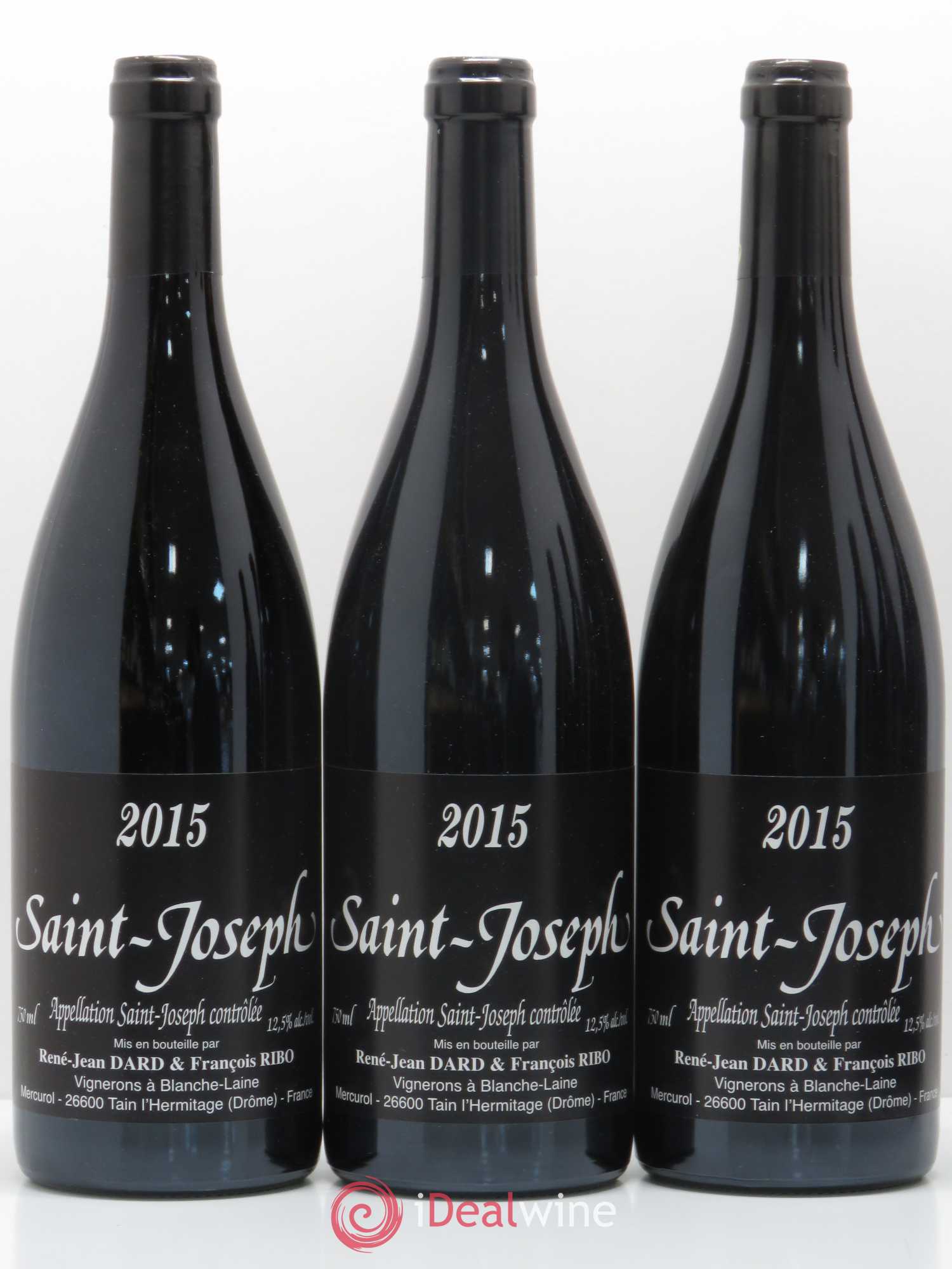 Saint-Joseph Les Champs Dard Et Ribo 2015 - Posten von 6 Flaschen - 1