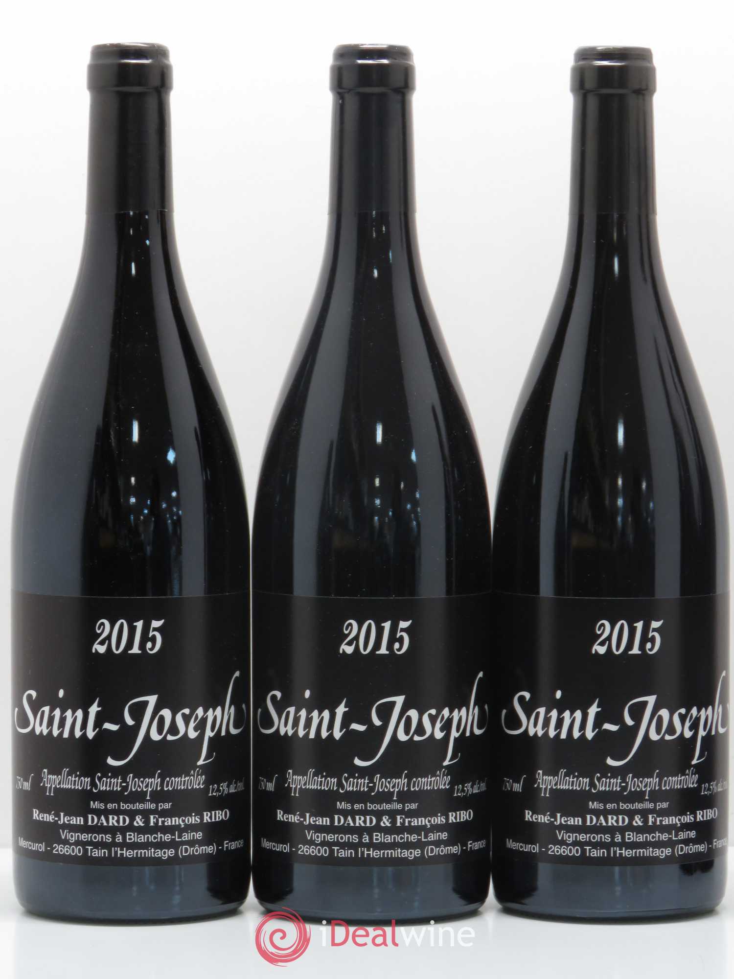 Saint-Joseph Les Champs Dard Et Ribo 2015 - Posten von 6 Flaschen - 2