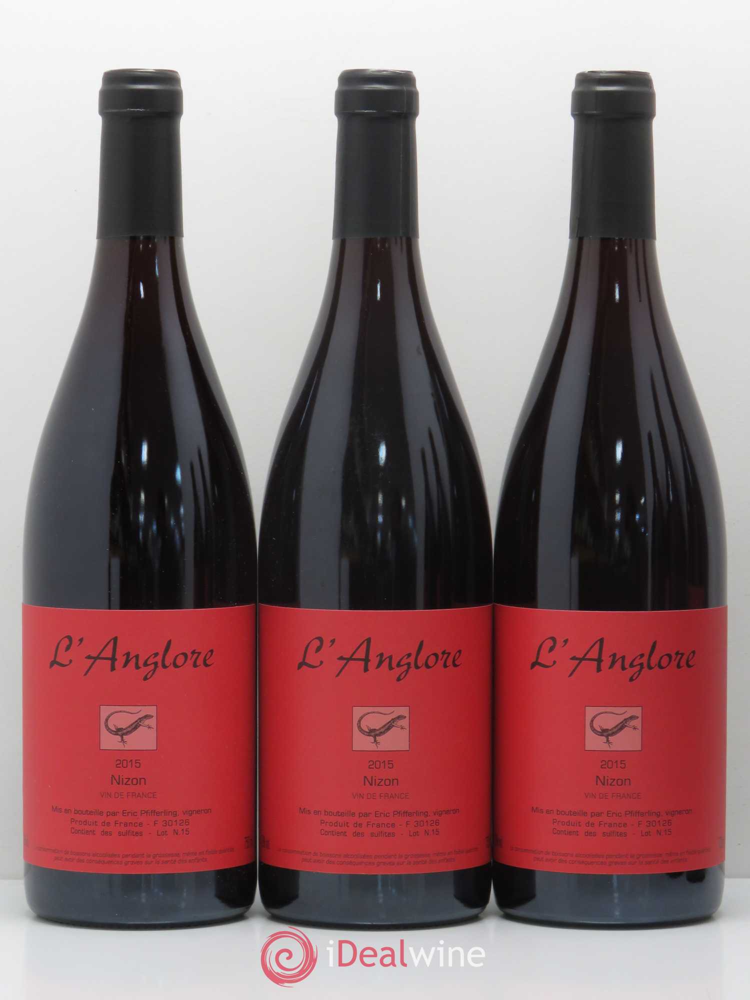 Vin de France Nizon L'Anglore 2015 - Lot de 6 bouteilles - 2