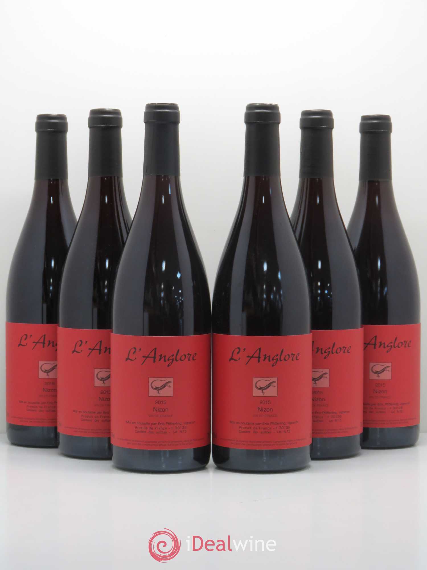 Vin de France Nizon L'Anglore 2015 - Lot de 6 bouteilles - 0
