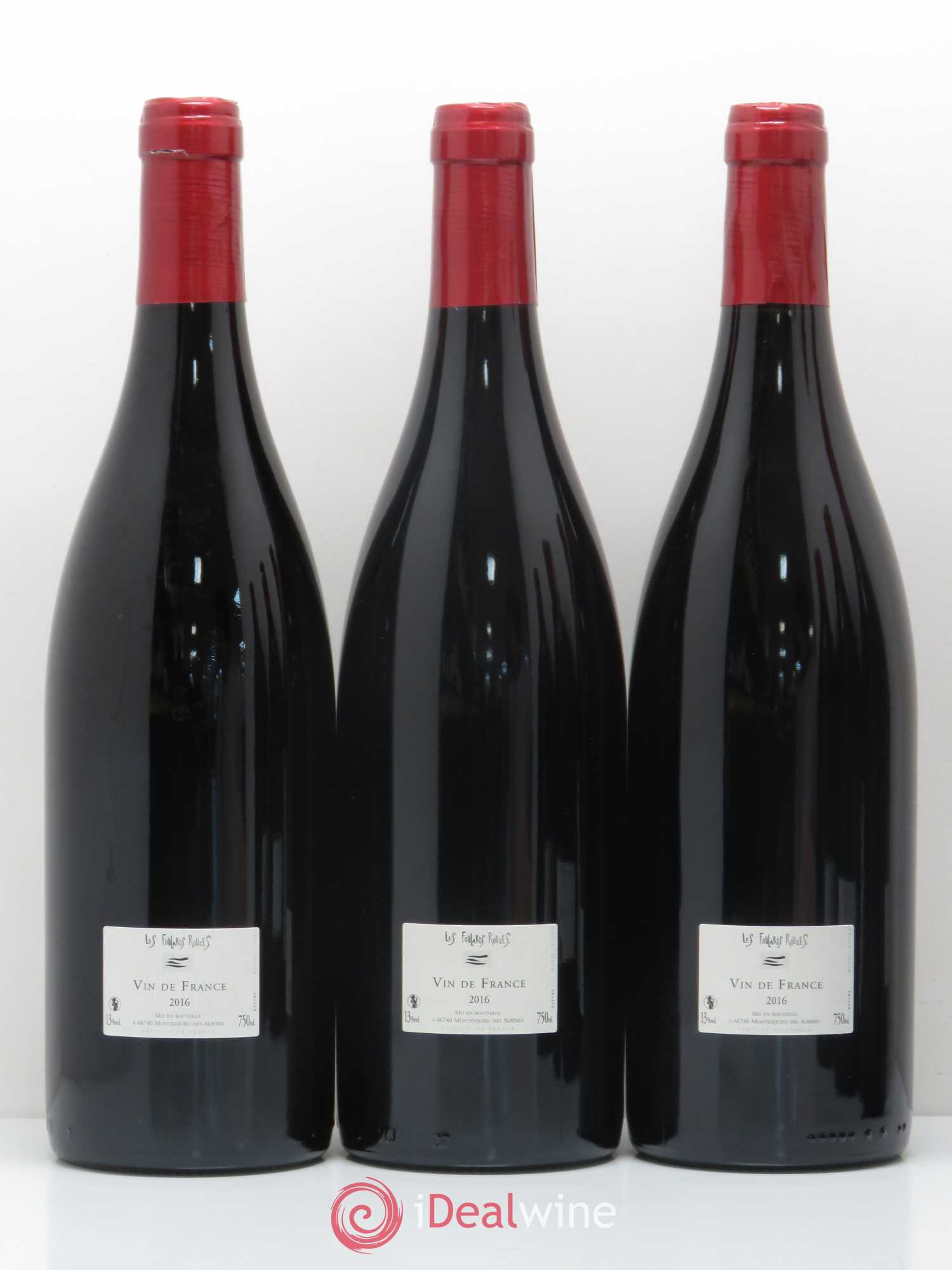 Vin de France Frida Les Foulards Rouges 2016 - Lot of 6 bottles - 3