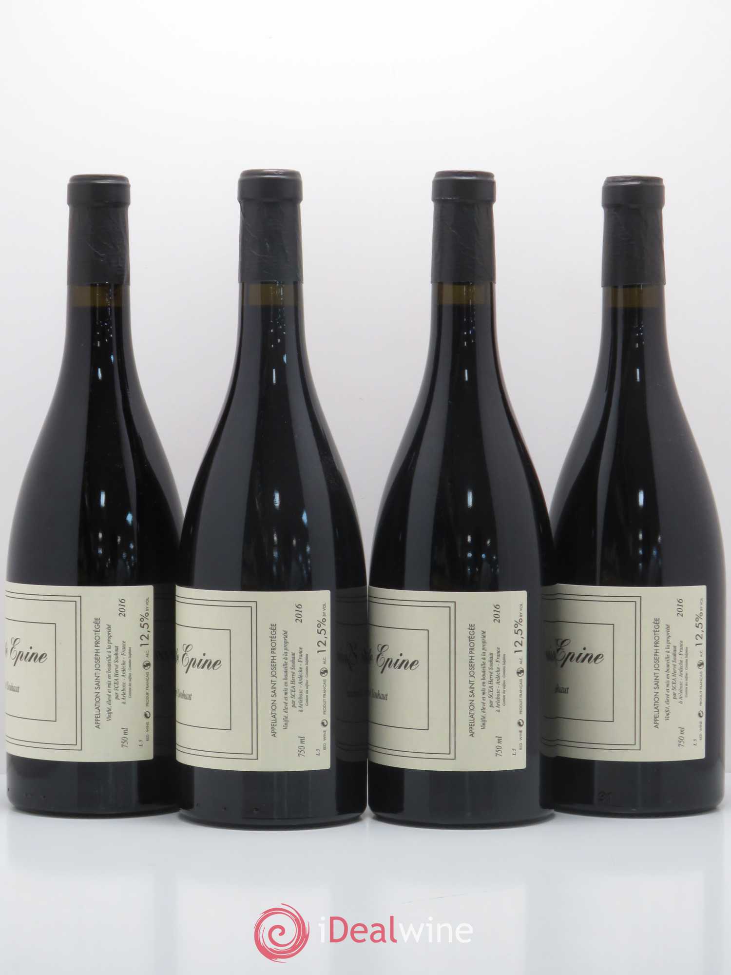 Saint-Joseph Sainte Epine Herve Souhaut 2016 - Posten von 4 Flaschen - 1