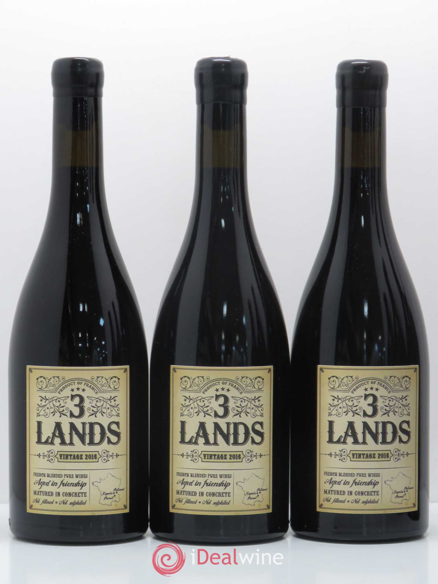 Vin de France Three Lands Belluard 2016 - Posten von 6 Flaschen - 1