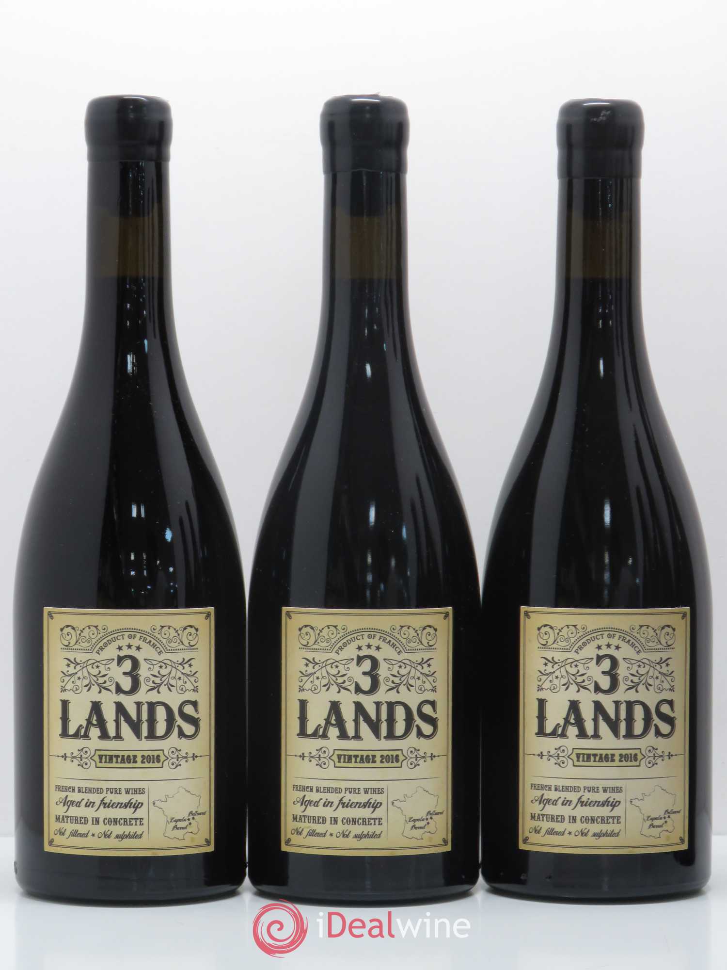 Vin de France Three Lands Belluard 2016 - Posten von 6 Flaschen - 2