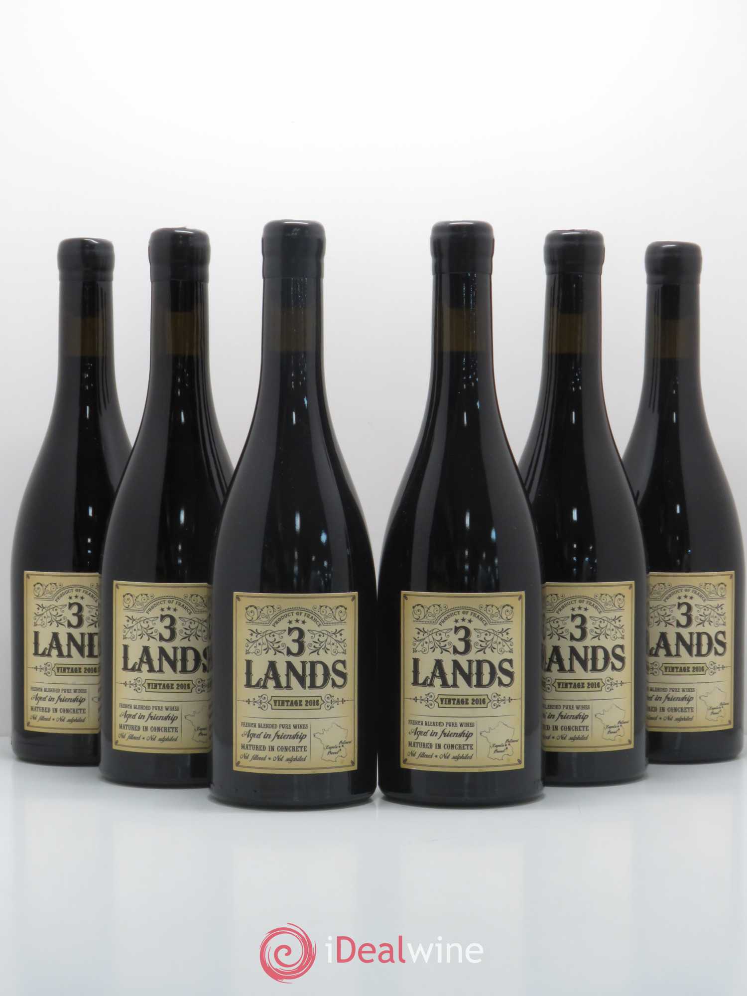 Vin de France Three Lands Belluard 2016 - Posten von 6 Flaschen - 0