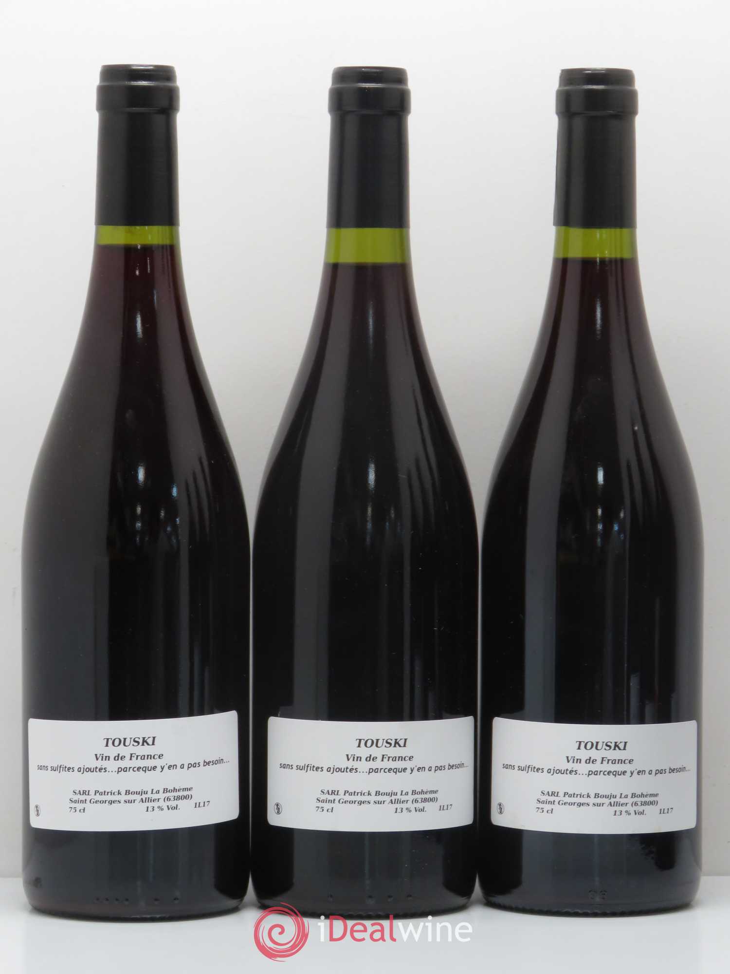 Vin de France Touski La Boheme Patrick Bouju 2016 - Posten von 6 Flaschen - 2