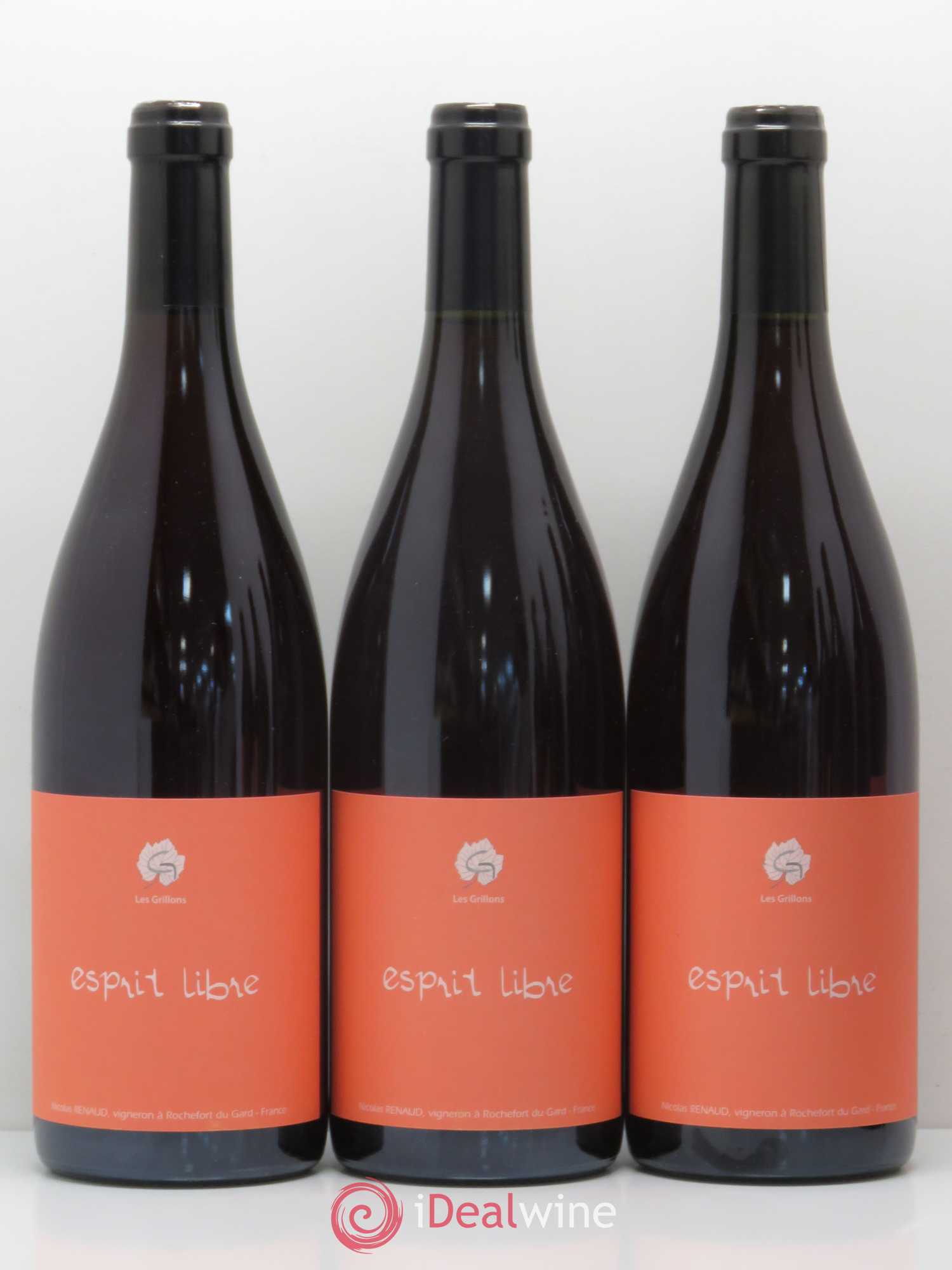 Côtes-du-Rhône Esprit Libre Le Clos Des Grillons 2017 - Posten von 6 Flaschen - 1
