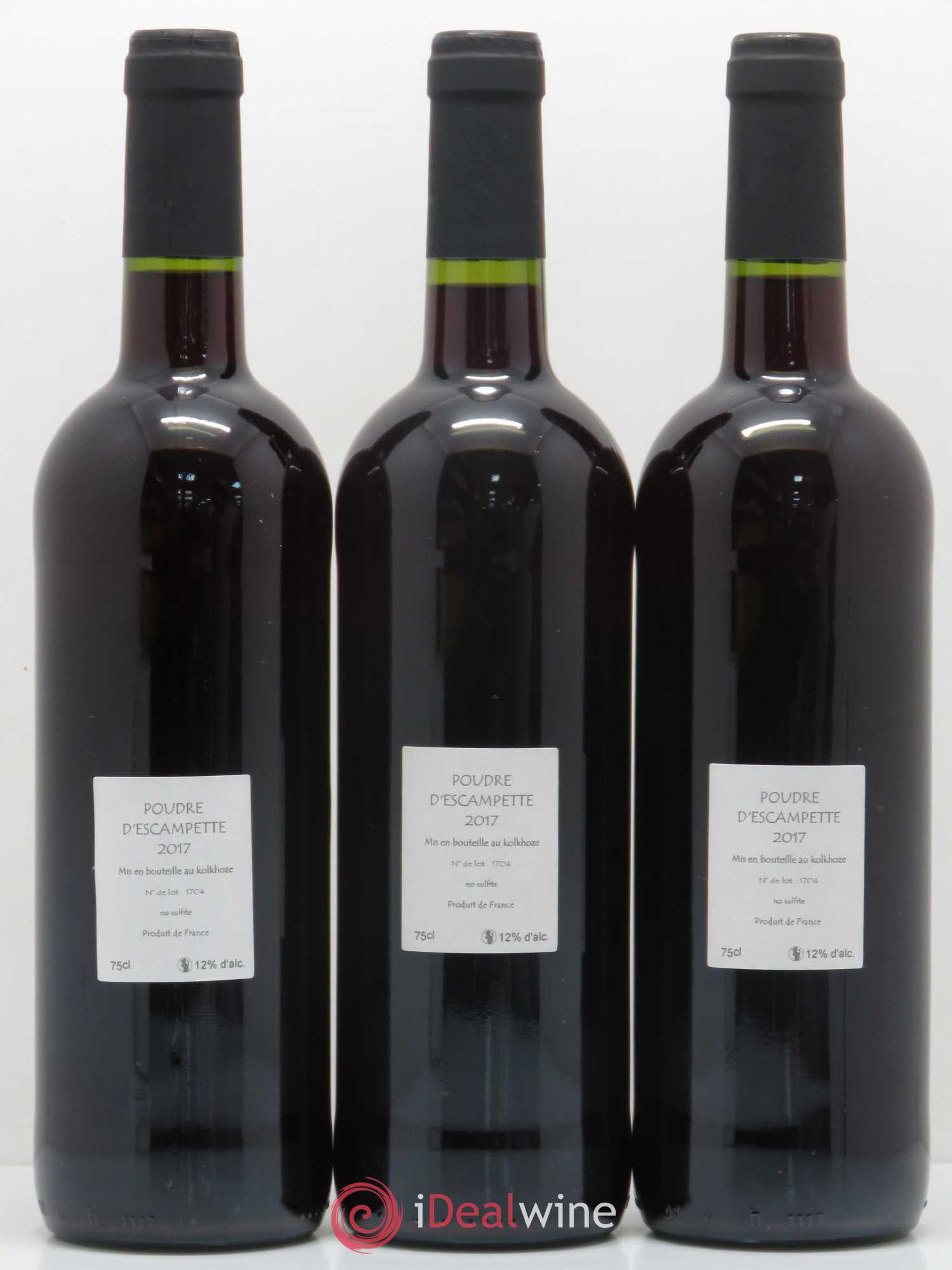 Vin de France Poudre Descampette Les Vins du Cabanon 2017 - Posten von 3 Flaschen - 1