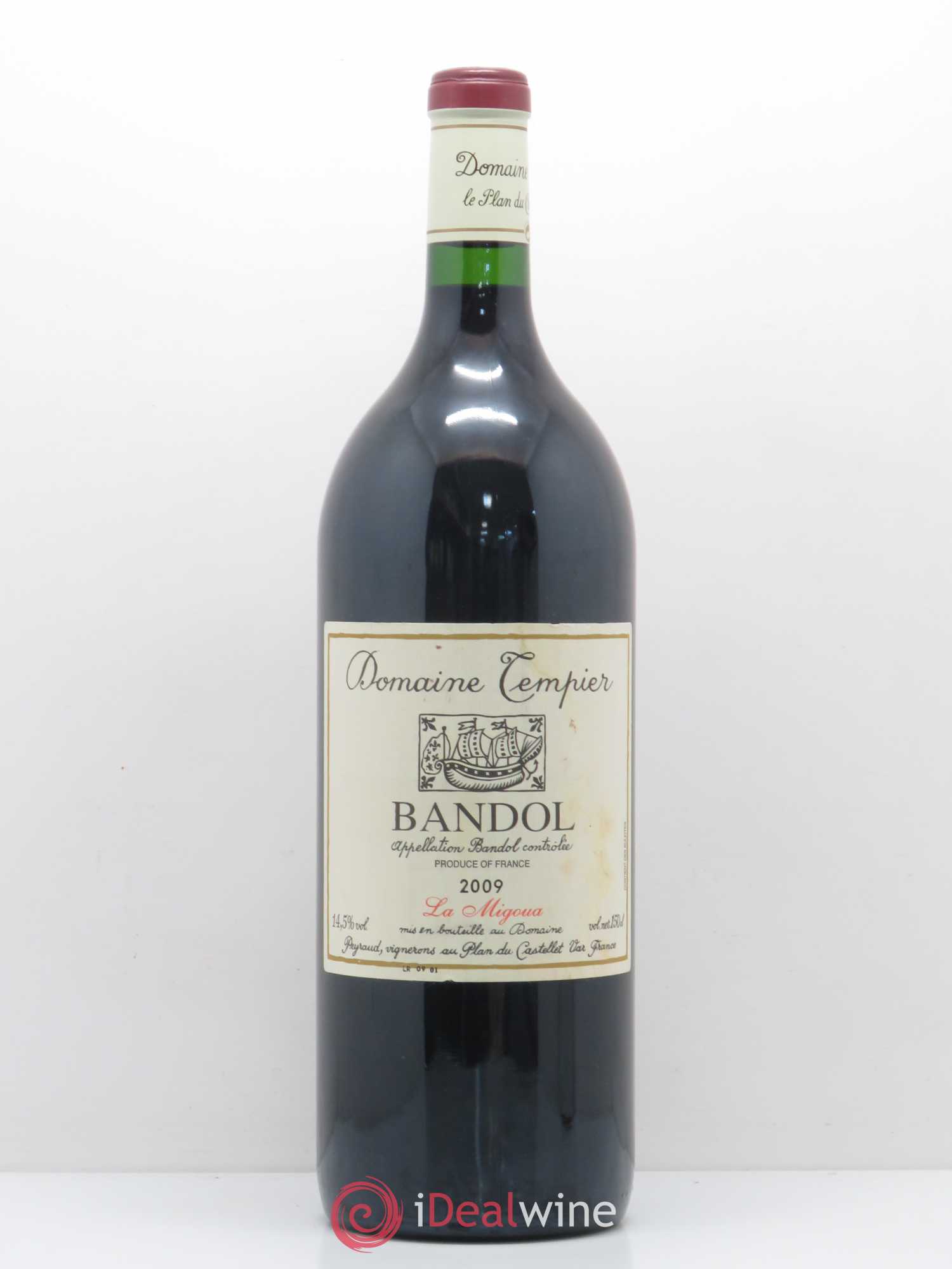 Bandol Domaine Tempier Cuvée La Migoua Famille Peyraud 2009 - Lot de 1 magnum - 0