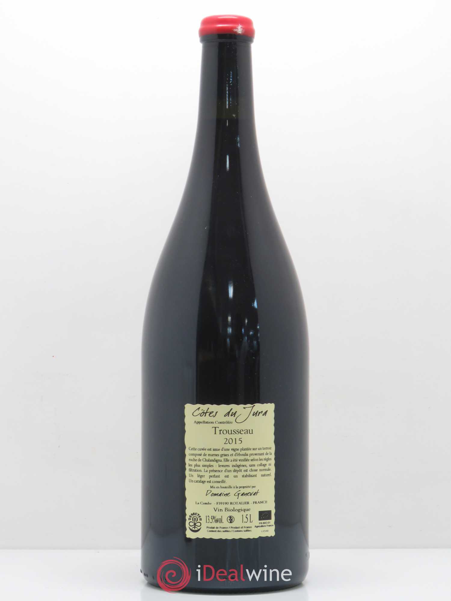 Côtes du Jura Plein Sud Jean-François Ganevat (Domaine) 2015 - Lot de 1 magnum - 1