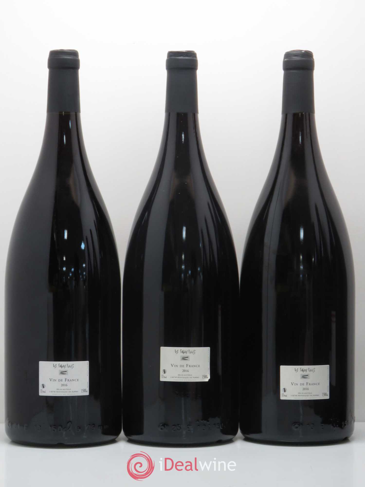 Vin de France Glaneurs Les Foulards Rouges 2016 - Lot of 6 magnums - 2
