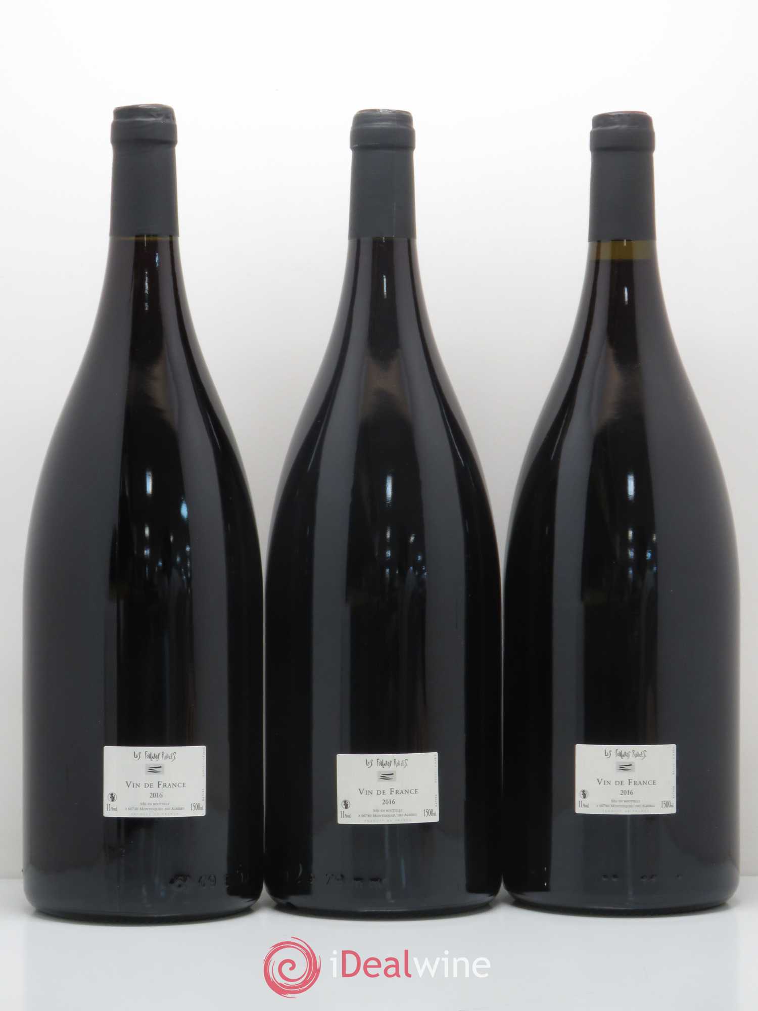 Vin de France Glaneurs Les Foulards Rouges 2016 - Lot of 6 magnums - 4