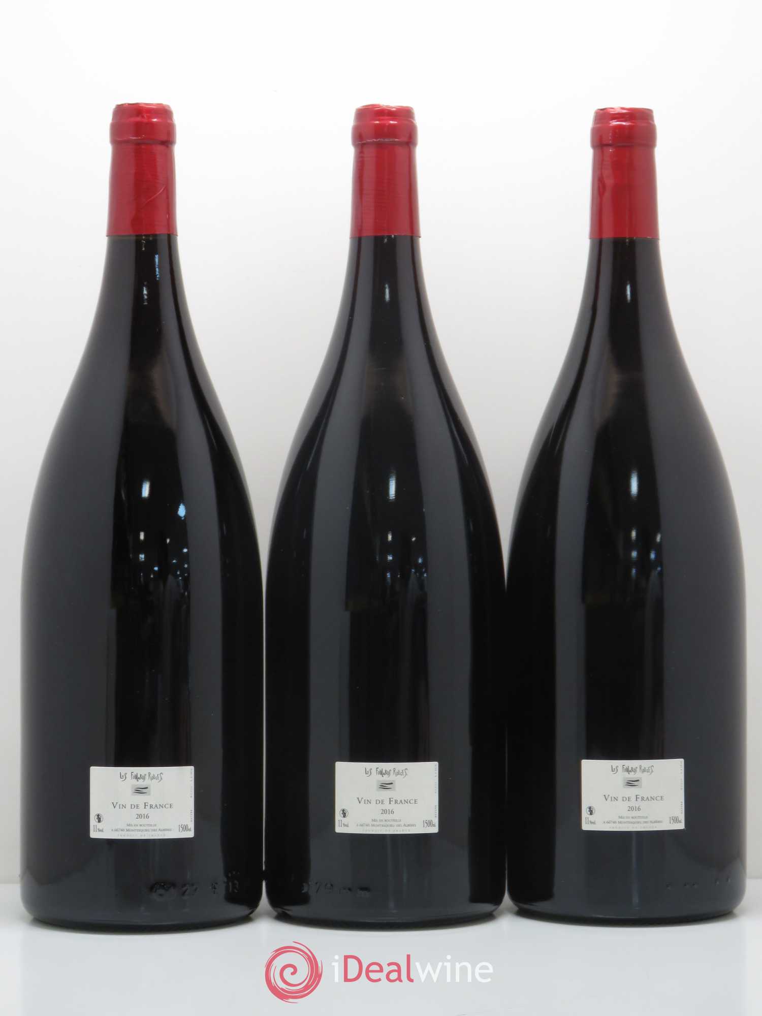 Vin de France Glaneurs Les Foulards Rouges 2016 - Lot of 3 magnums - 1