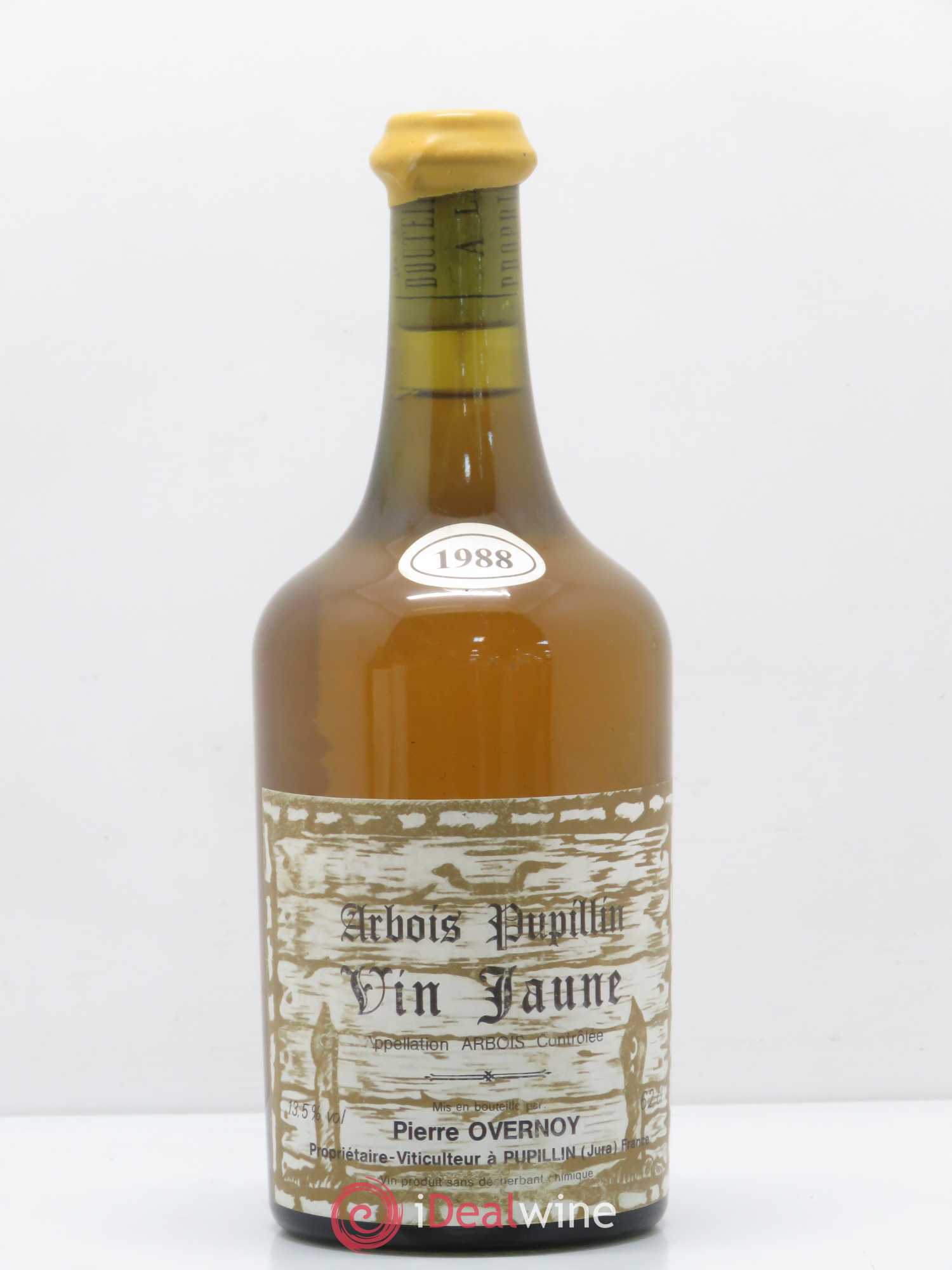 Arbois-Pupillin Vin jaune Pierre Overnoy (Domaine) Pupillin 1988 - Lot de 1 bouteille - 0