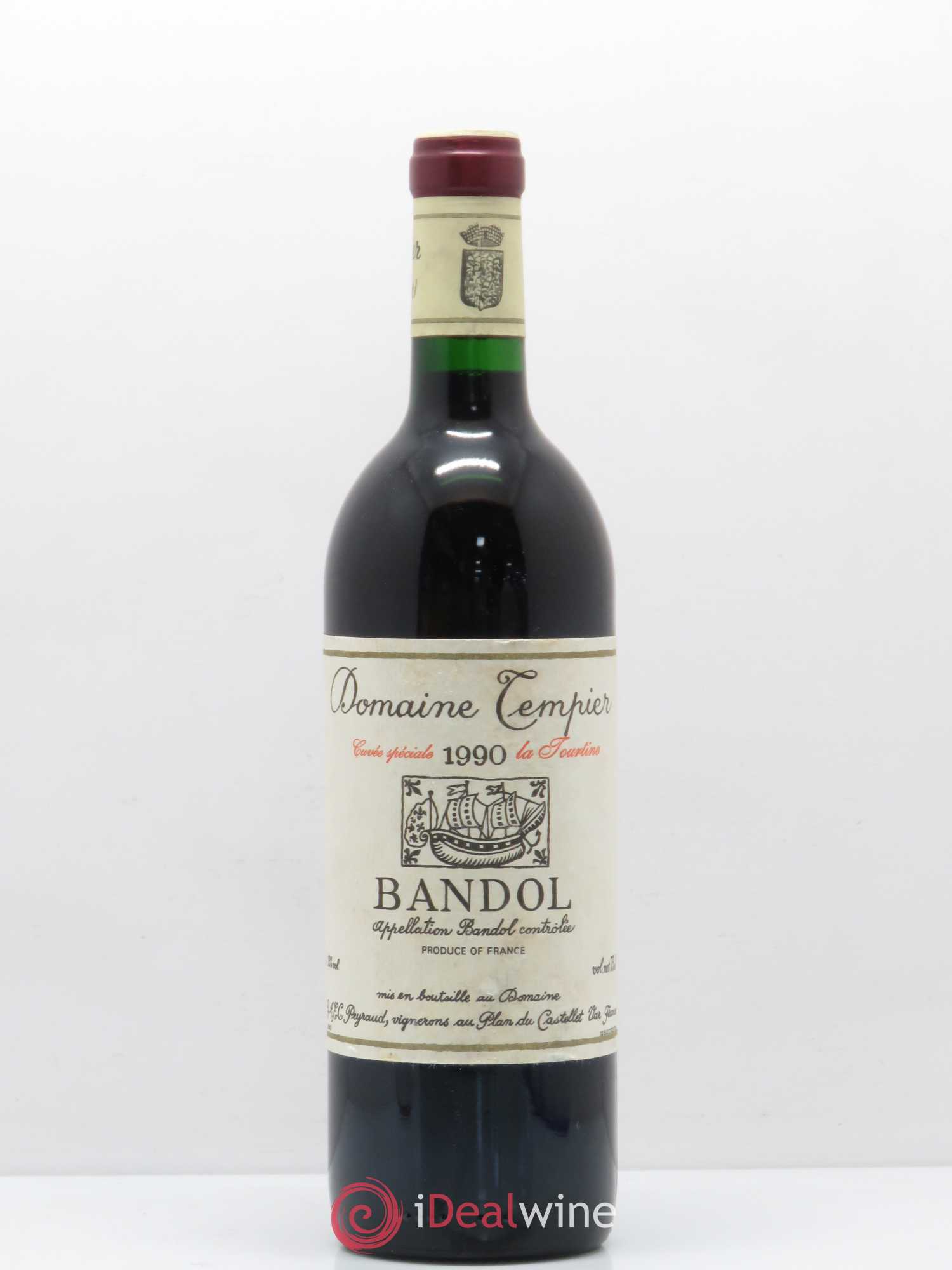 Bandol Domaine Tempier La Tourtine Famille Peyraud 1990 - Lot de 1 bouteille - 0