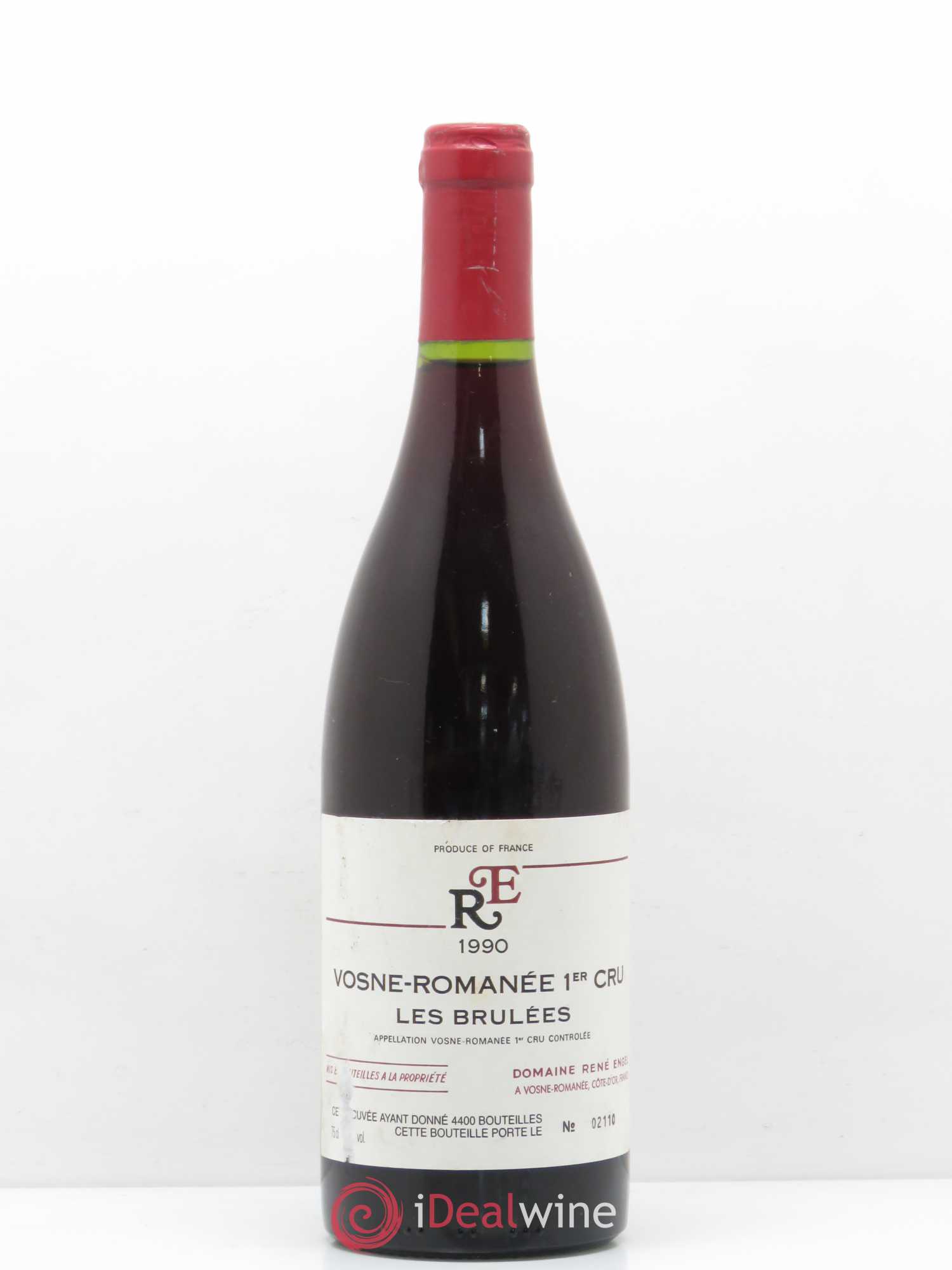 Vosne-Romanée 1er Cru Aux Brûlées Domaine René Engel - Domaine Eugénie 1990 - Lot de 1 bouteille - 0
