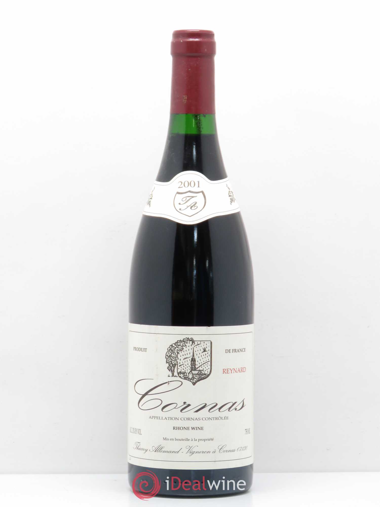 Cornas Reynard Thierry Allemand 2001 - Lot de 1 bouteille - 0