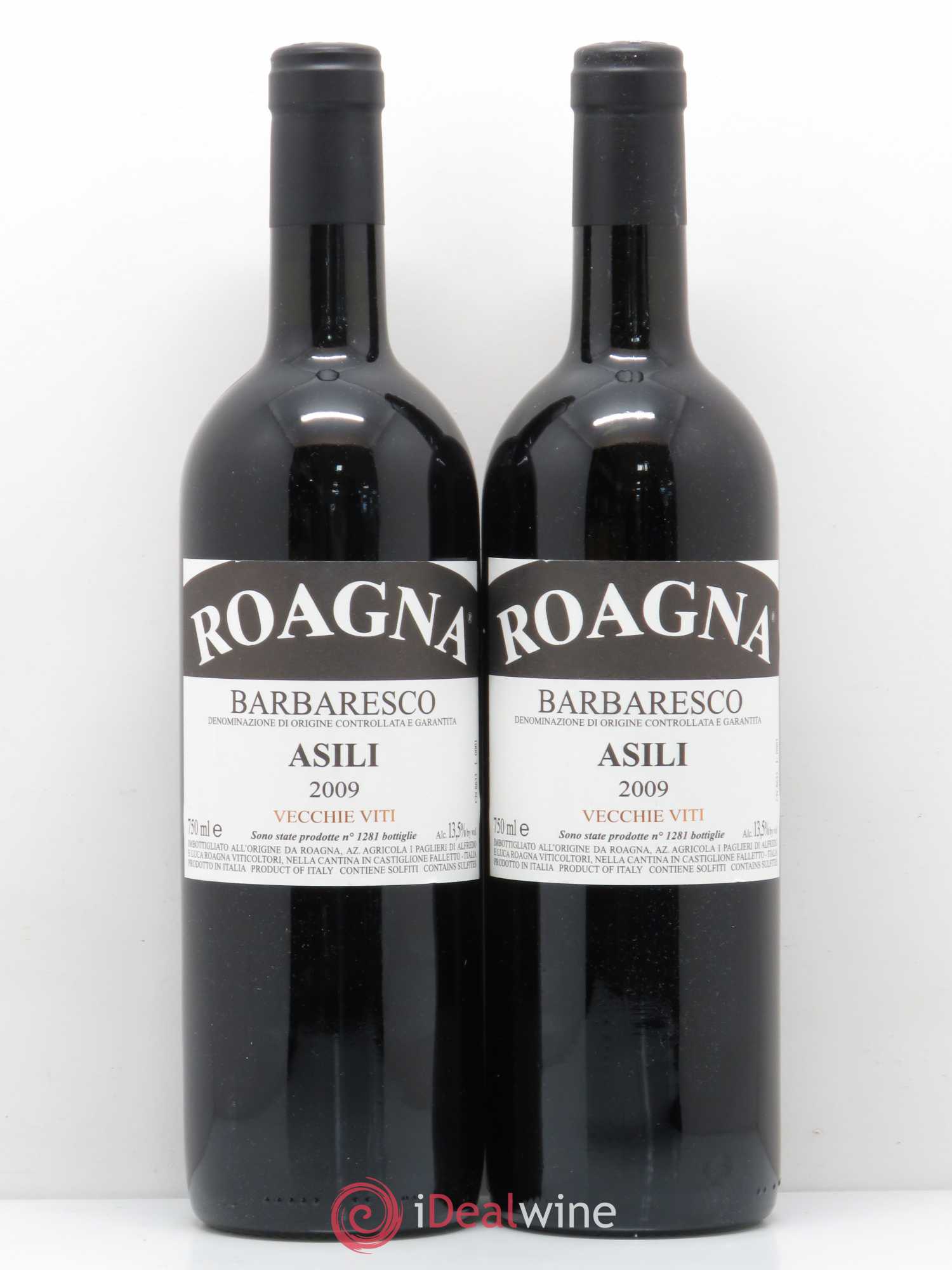 Barbaresco DOCG Asili Roagna Vecchie Viti 2009 - Lot de 2 bouteilles - 0