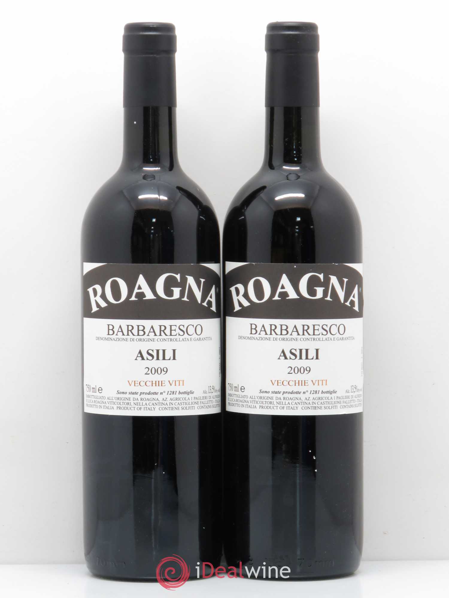 Barbaresco DOCG Asili Roagna Vecchie Viti 2009 - Lot de 2 bouteilles - 0