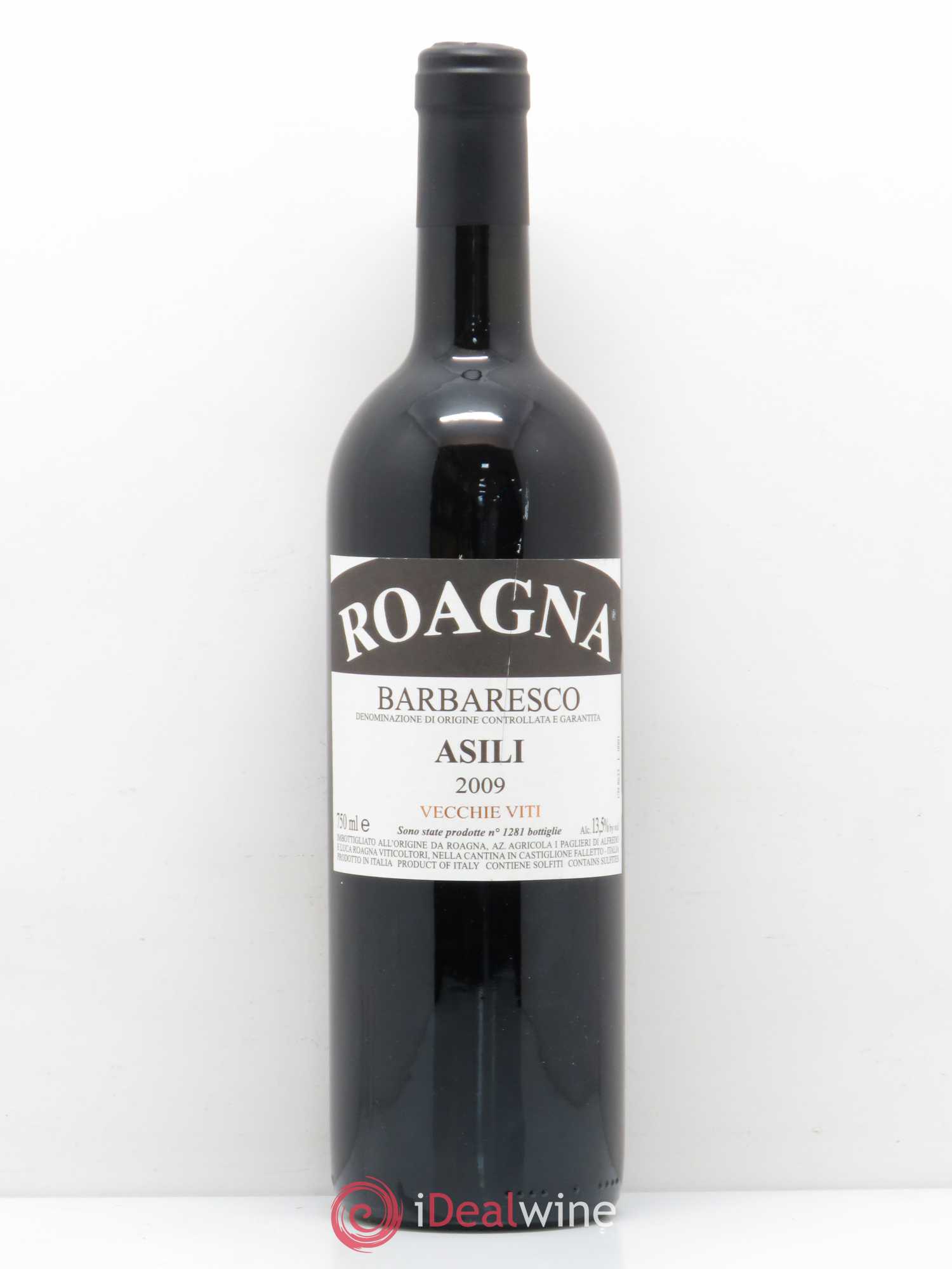 Barbaresco DOCG Asili Roagna Vecchie Viti 2009 - Lot de 1 bouteille - 0