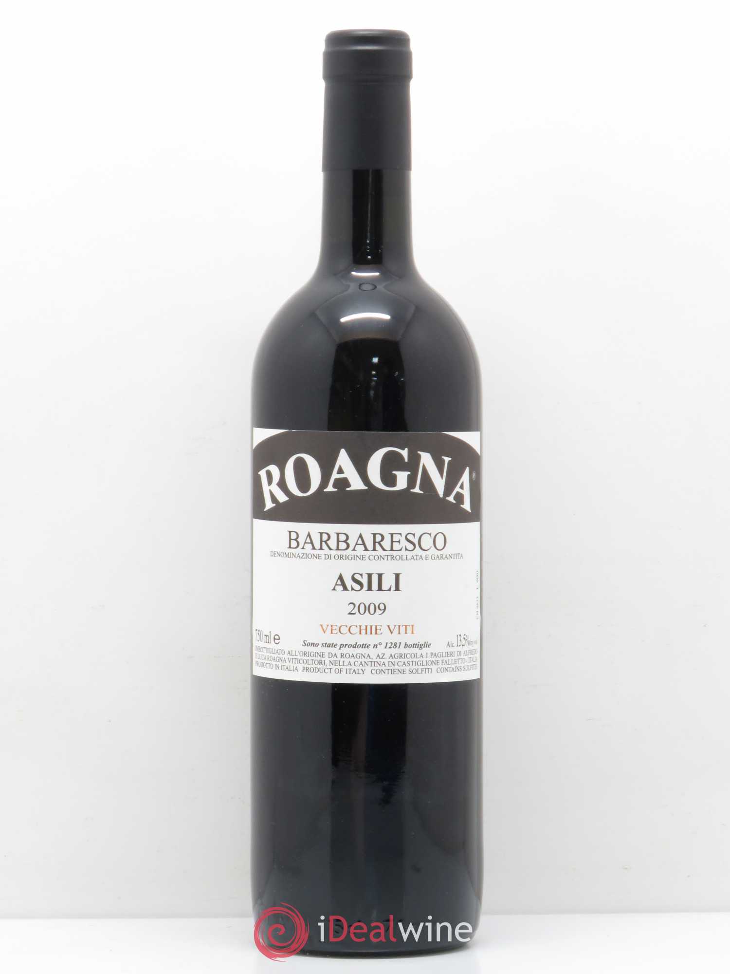 Barbaresco DOCG Asili Roagna Vecchie Viti 2009 - Lot de 1 bouteille - 0