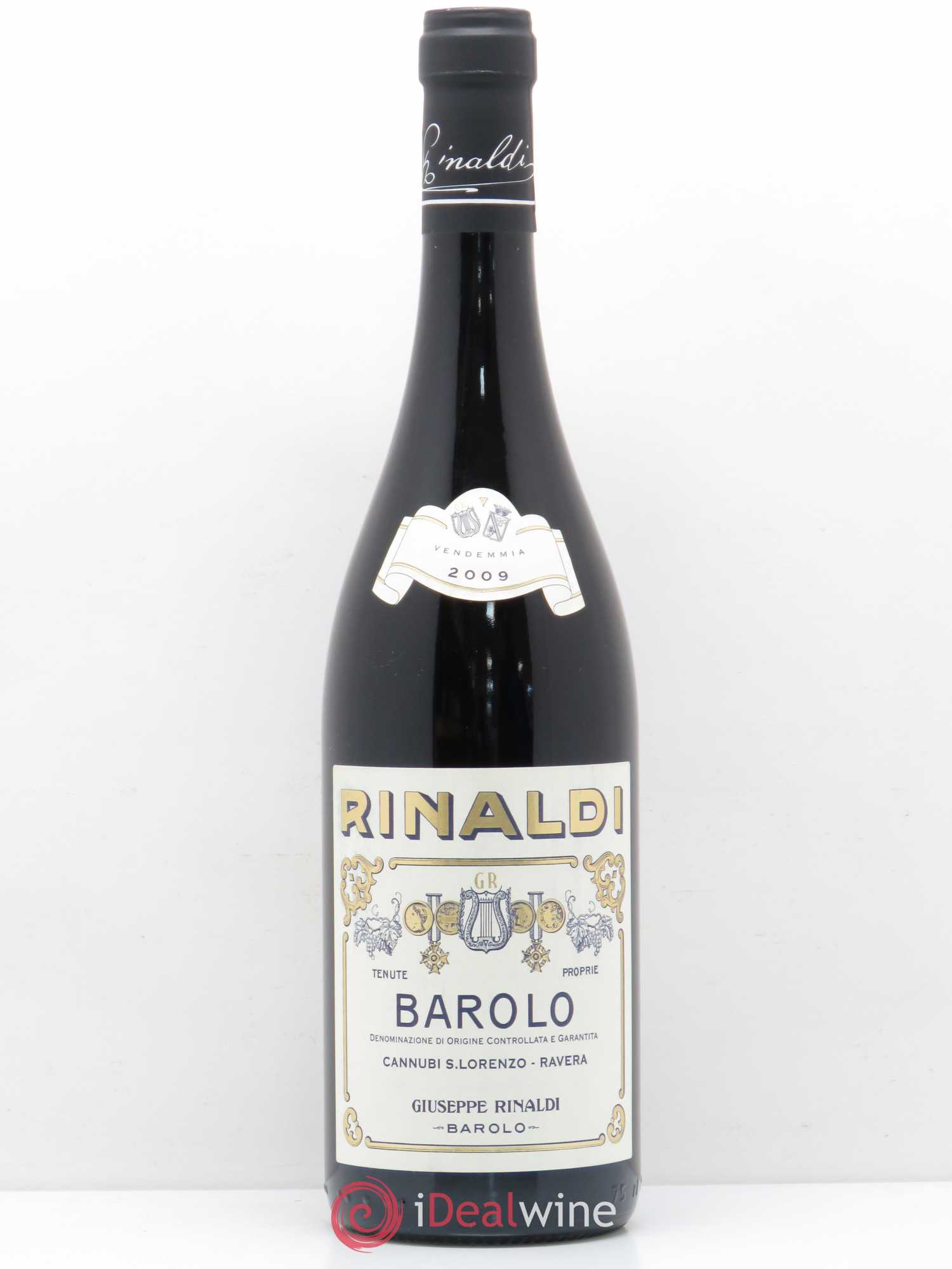 Barolo Cannubi S.Lorenzo Ravera Giuseppe Rinaldi 2009 - Posten von 1 Flasche - 0