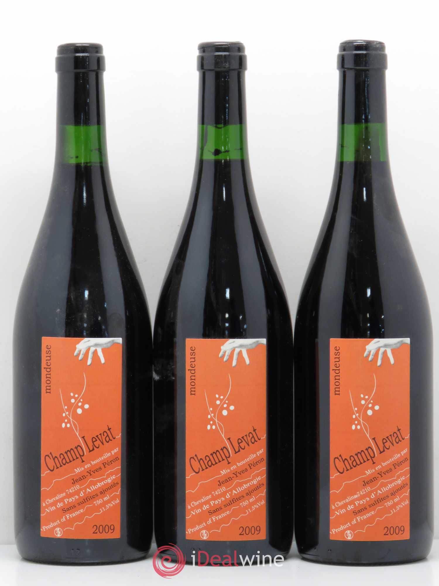 Vin de France Champ Levat Jean-Yves Peron 2009 - Posten von 6 Flaschen - 2
