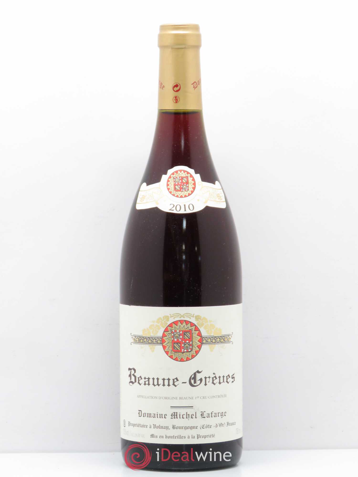 Beaune 1er Cru Grèves Lafarge (Domaine) 2010 - Lot de 1 bouteille - 0
