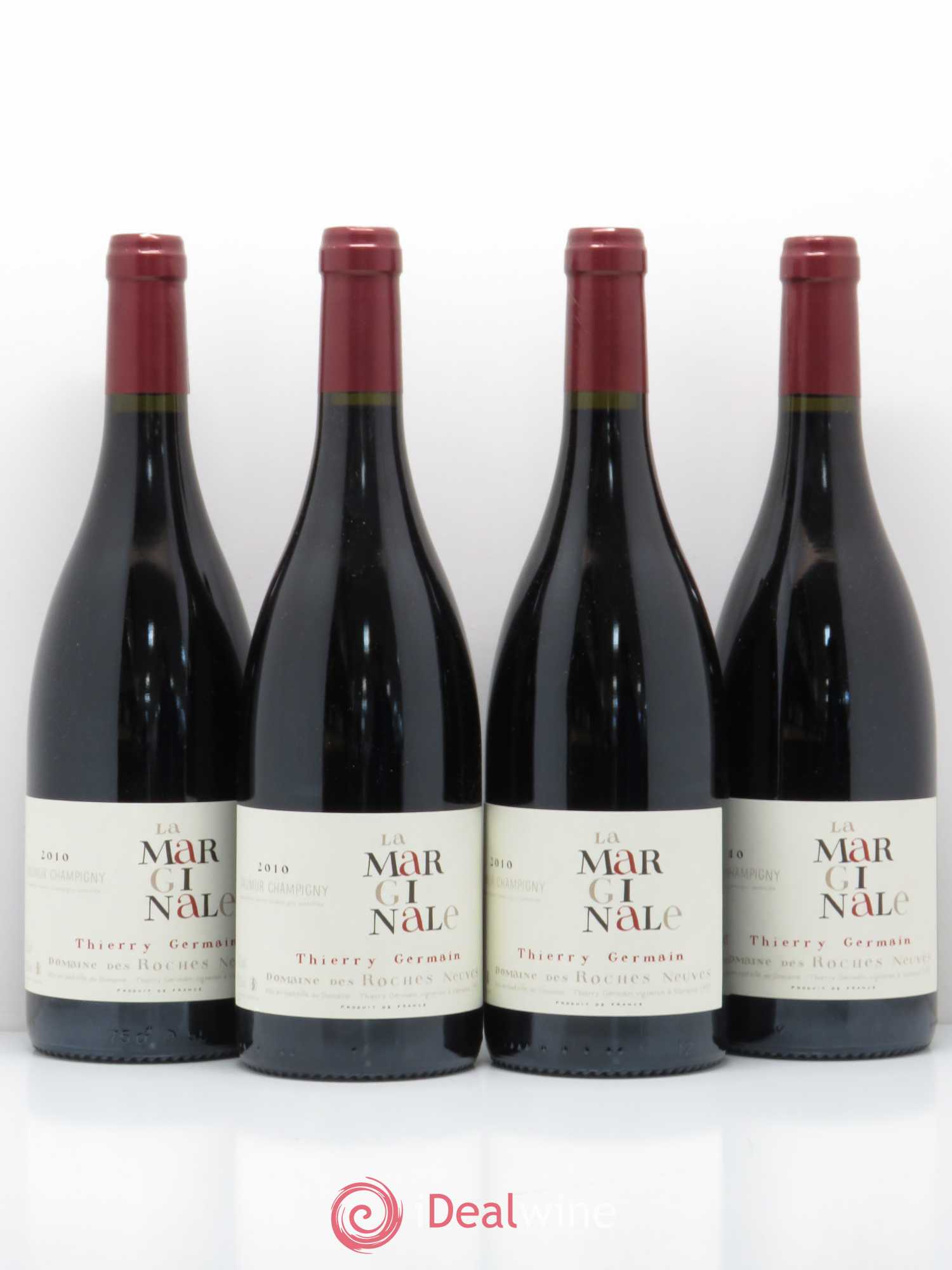 Saumur-Champigny La Marginale Domaine des Roches Neuves - Thierry Germain 2010 - Lot de 4 bouteilles - 0