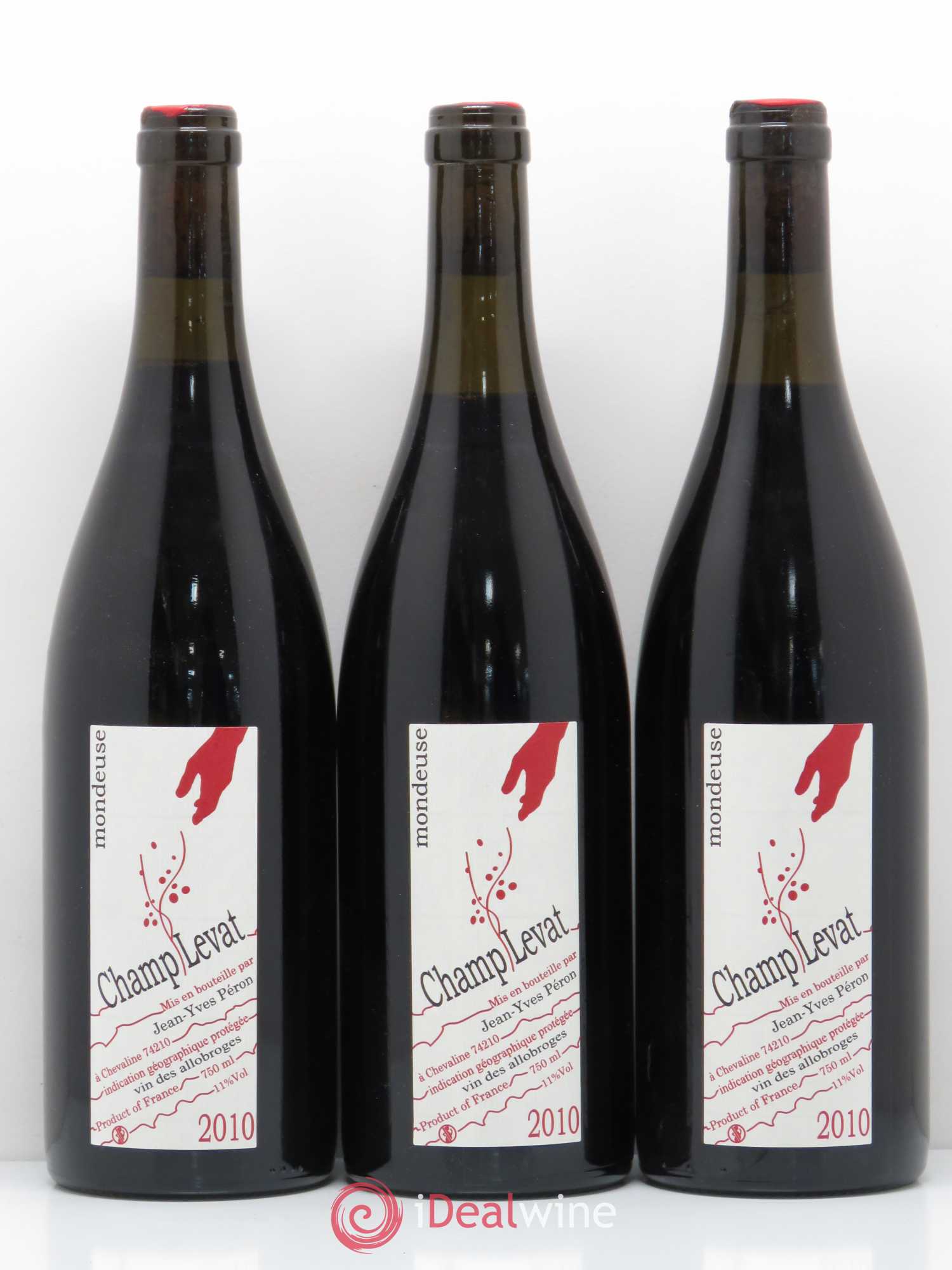 Vin de France Champ Levat Jean-Yves Peron 2010 - Posten von 6 Flaschen - 1