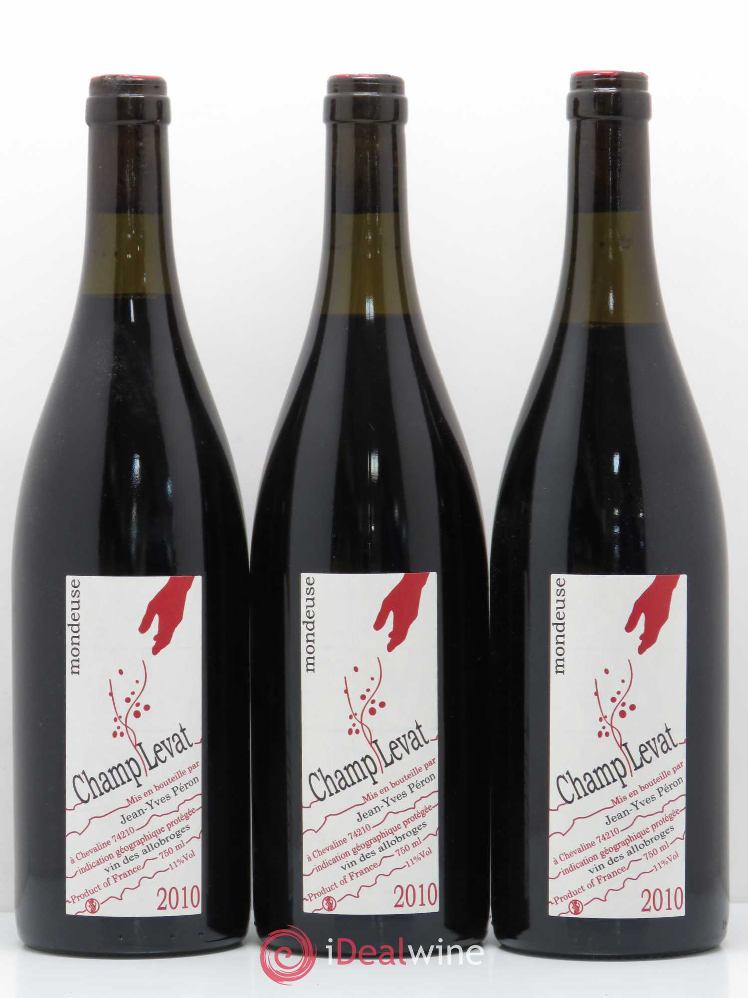 Vin de France Champ Levat Jean-Yves Peron 2010 - Posten von 6 Flaschen - 2