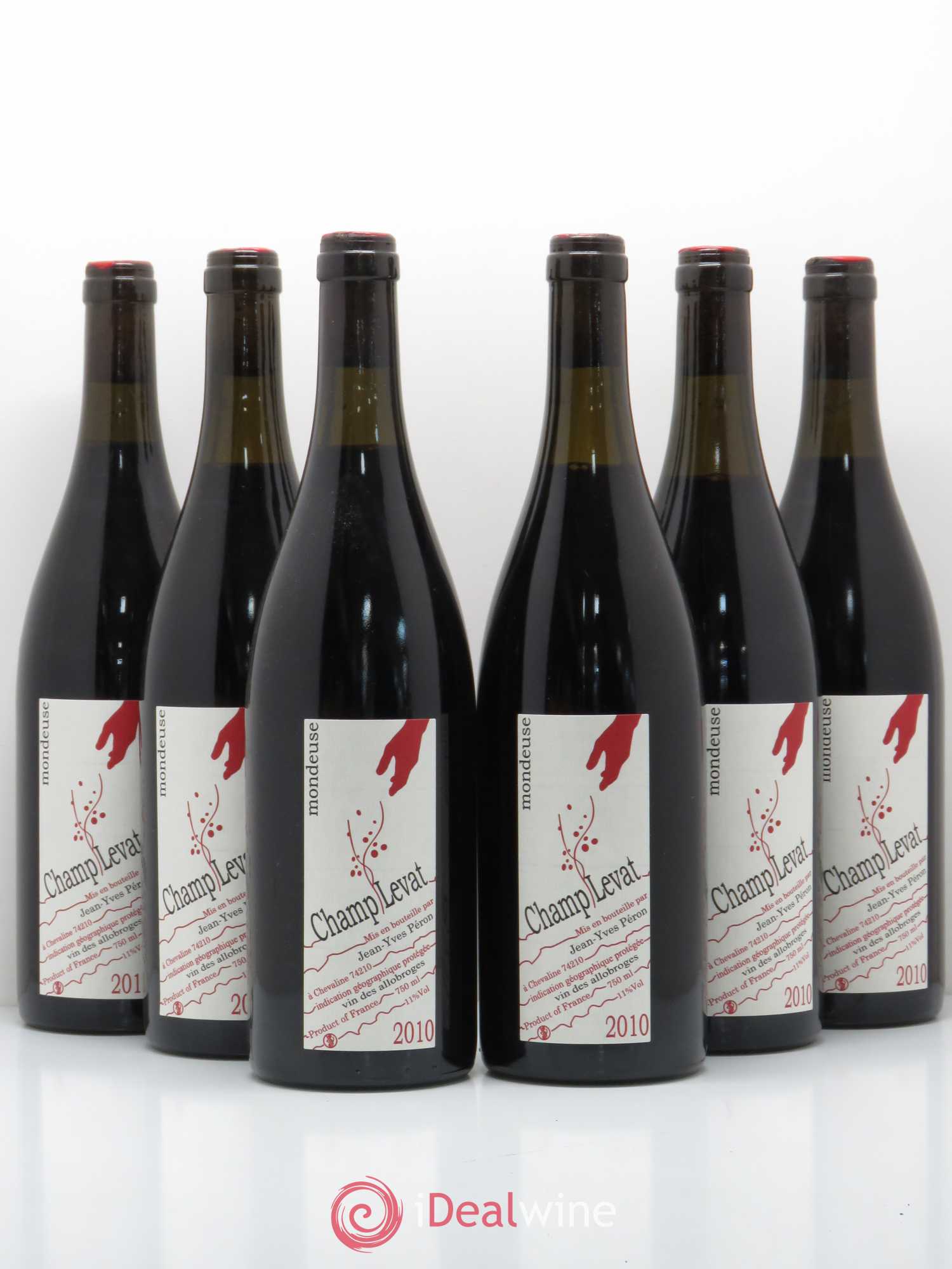 Vin de France Champ Levat Jean-Yves Peron 2010 - Posten von 6 Flaschen - 0