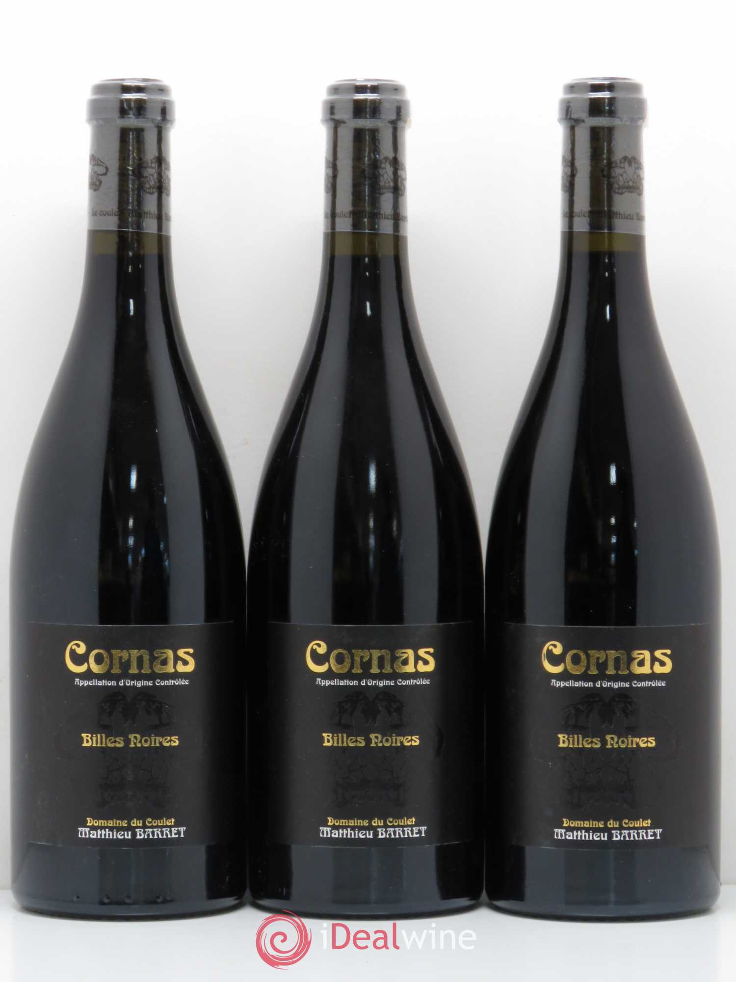 Cornas Billes Noires Coulet (Domaine du) - Matthieu Barret 2011 - Lot de 3 bouteilles - 0