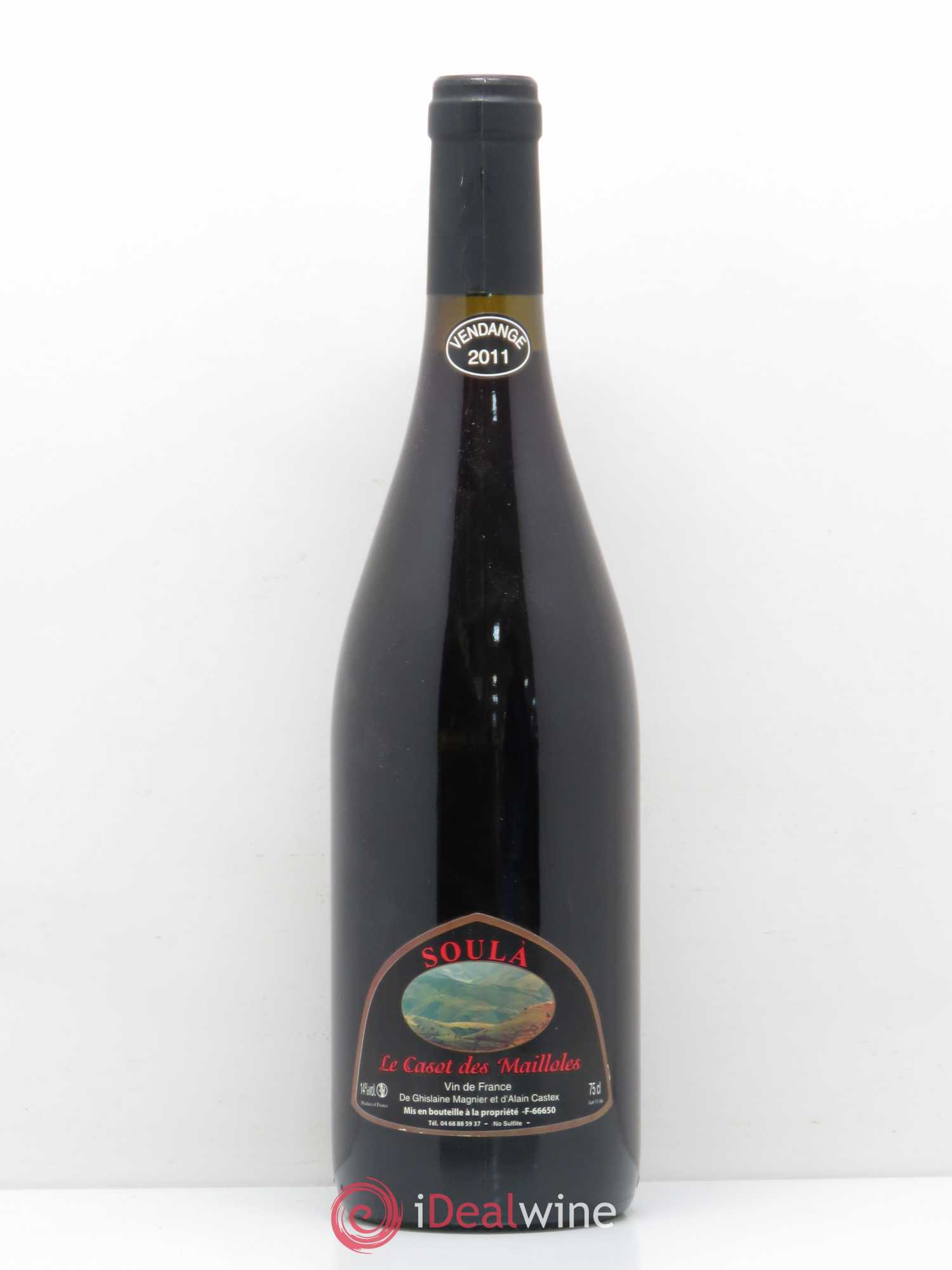 Vin de France Soula Casot des Mailloles 2011 - Posten von 1 Flasche - 0